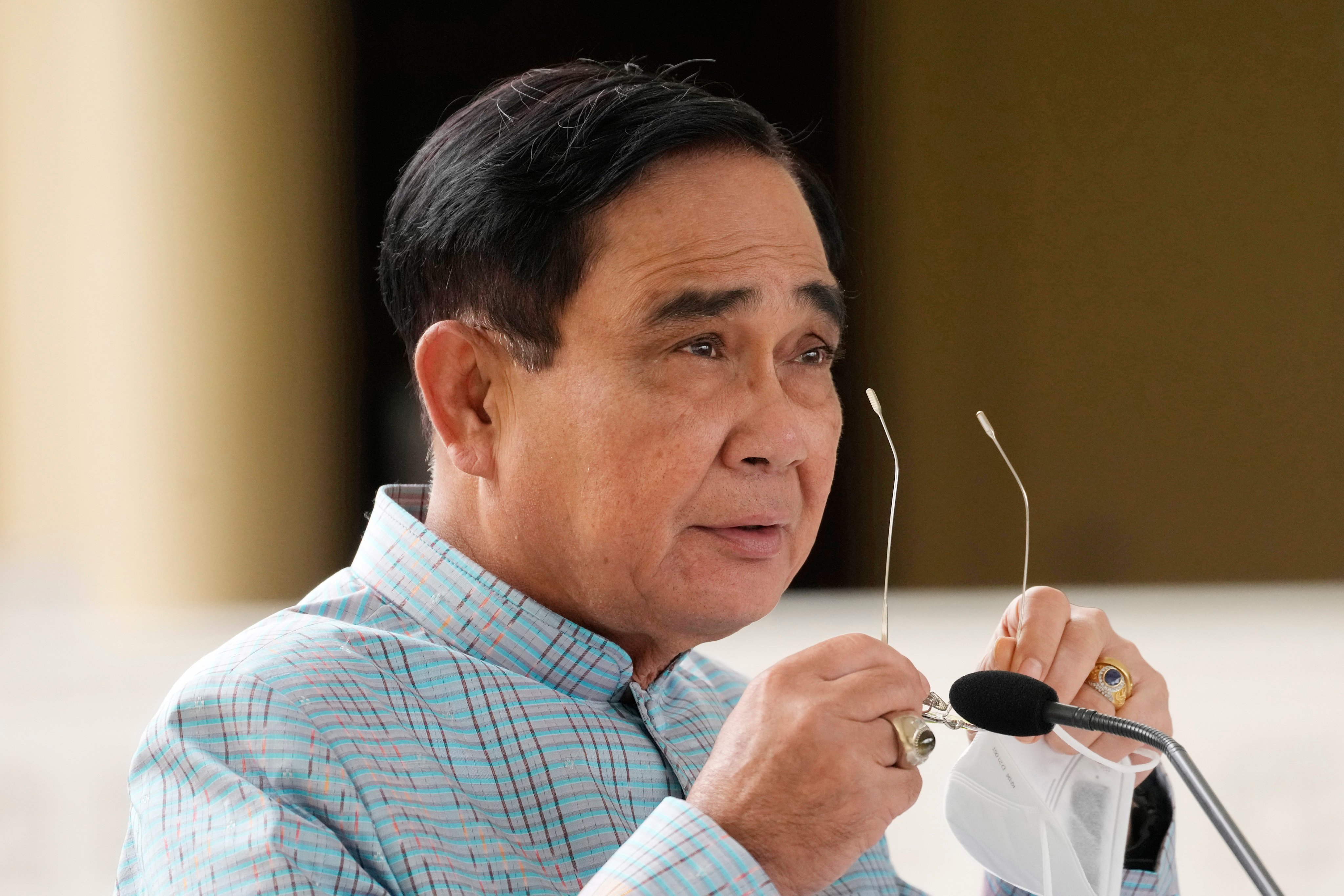 Prayuth Chan-ocha has been reinstated as Thailand’s prime minister following a five-week suspension after a court ruled he had not exceeded an eight-year term limit.  File photo: AP