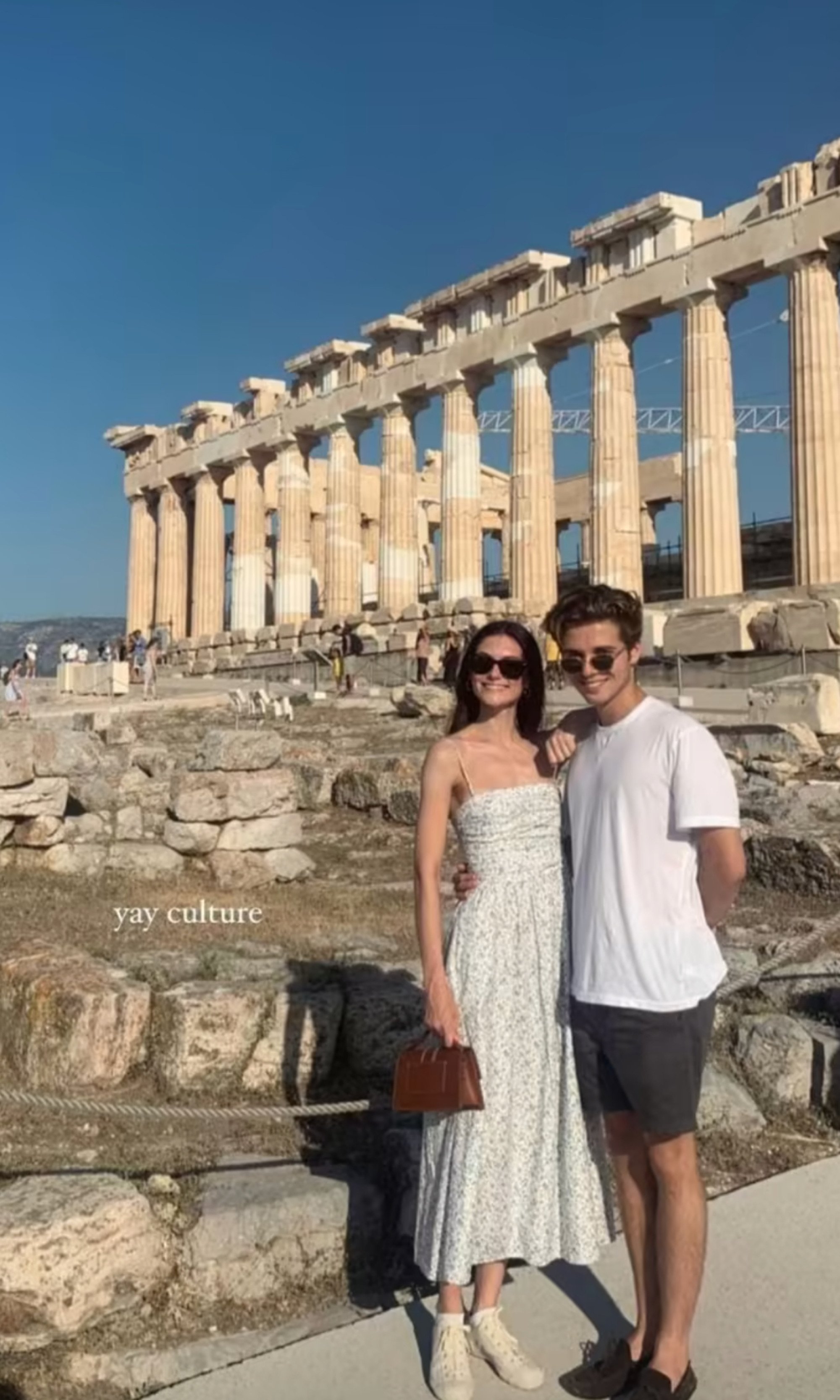 Isabella Massenet and Prince Achileas-Andreas of Greece and Denmark on holiday. Photo: @isabellamassenet/Instagram (via Hola)
