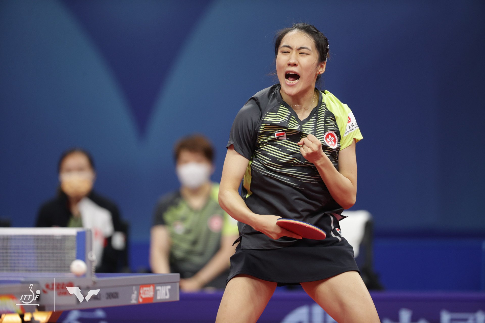 Zhu Chengzhu has won all her four matches in Chengdu. Photo: World Table Tennis