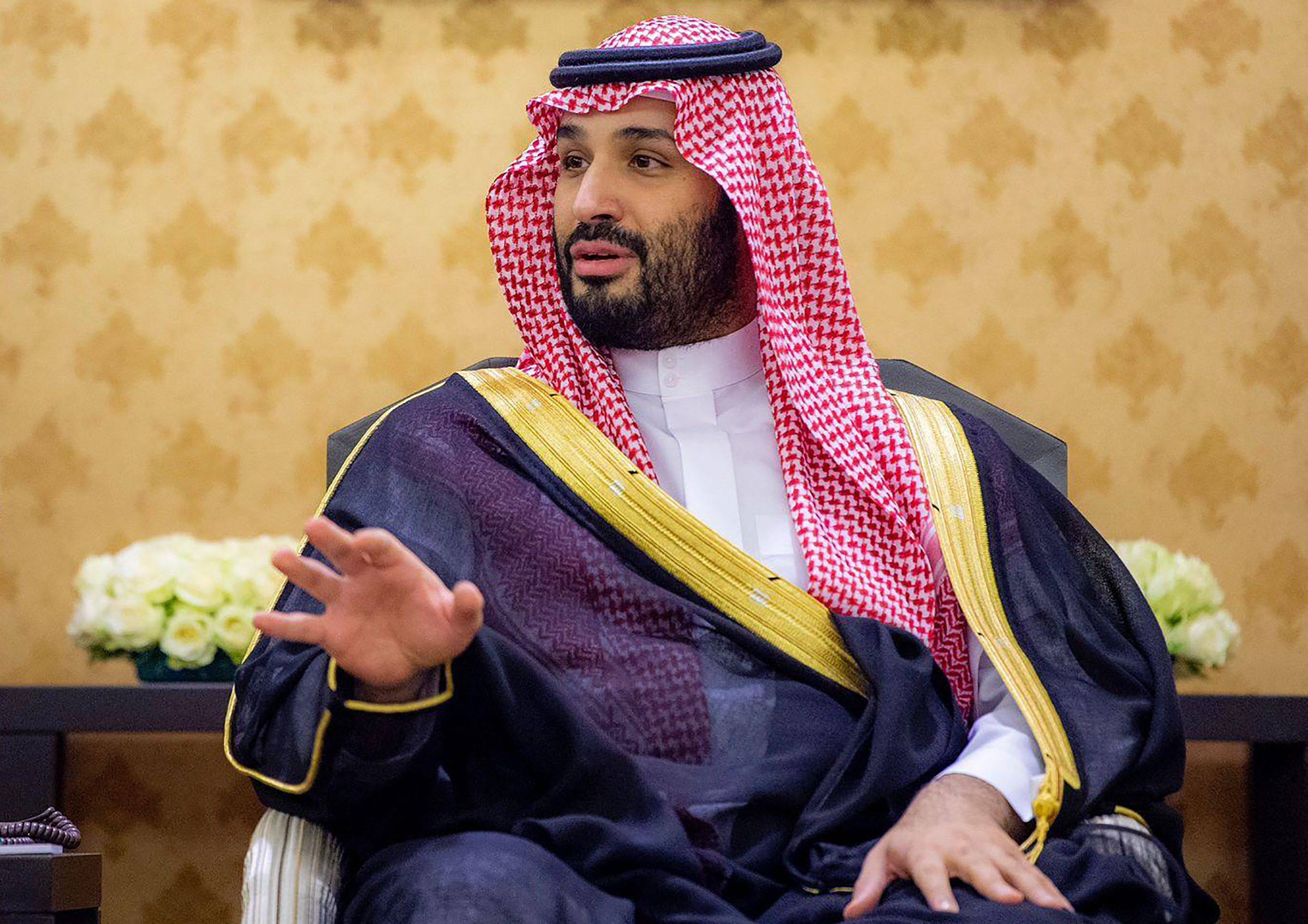 Saudi Arabia’s Crown Prince and Prime Minister Mohammed bin Salman has a meeting with officials at the defence ministry headquarters in Jeddah in September. Photo: Saudi Press Agency via AFP