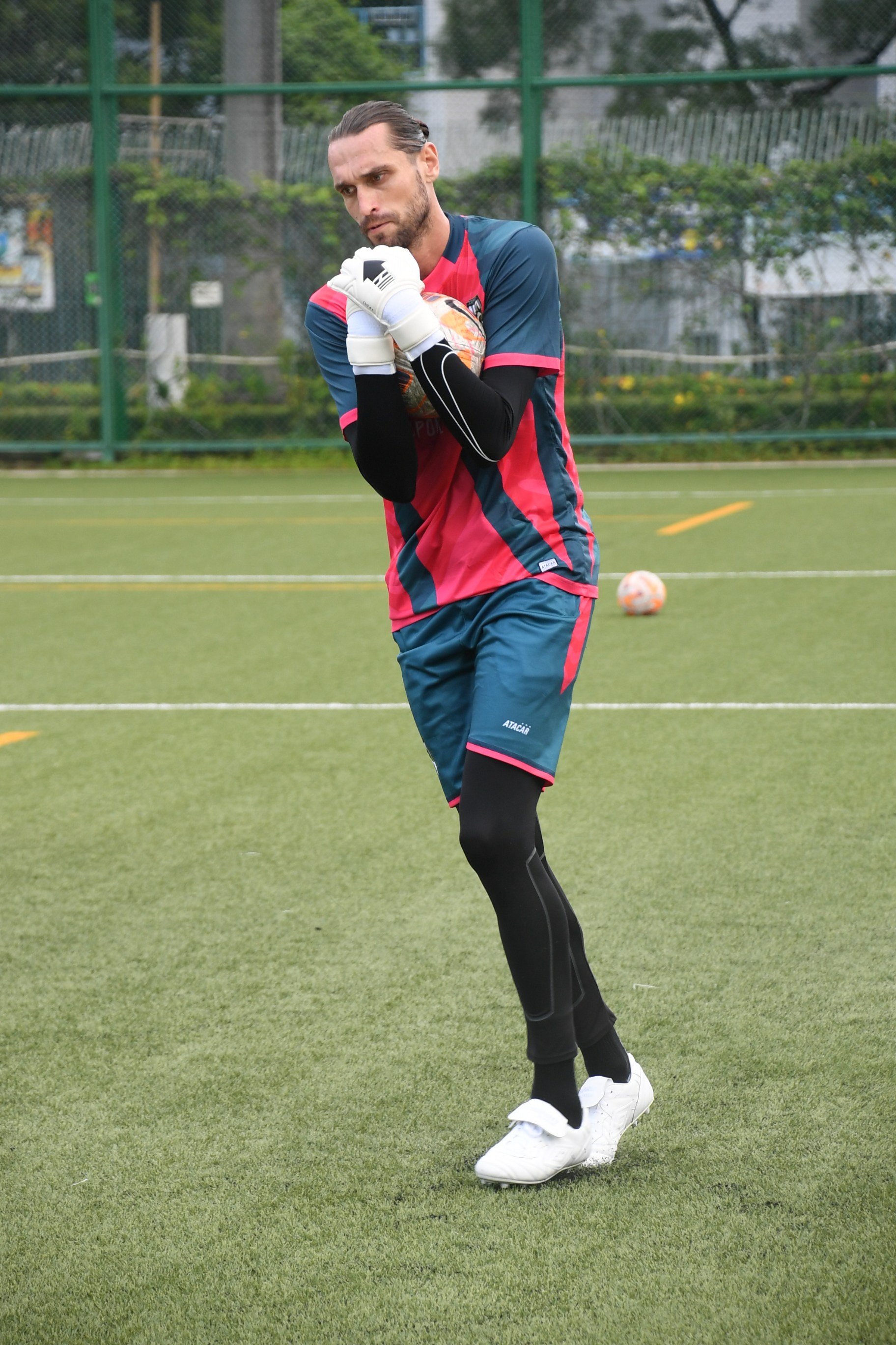 Goalkeeper Oleksii Shliakotin is on loan at Sham Shui Po from BC Rangers.