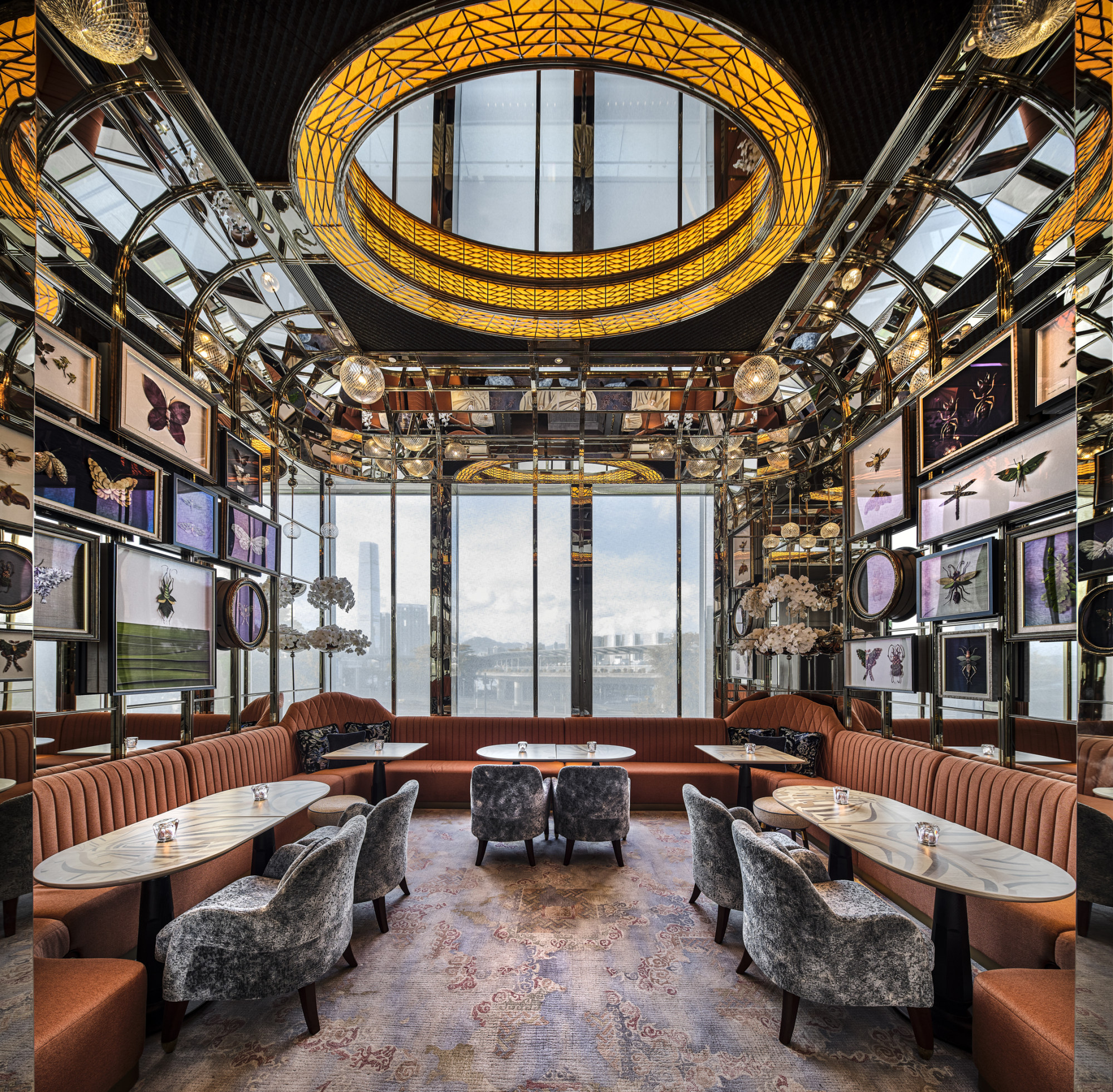 The interior of Argo at Four Seasons Hong Kong. Photo: Argo