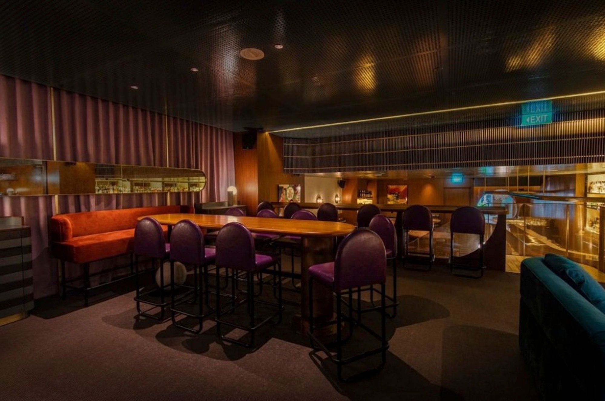 The interior of Jigger & Pony in Singapore. Photo: Instagram/@jiggerandponysg