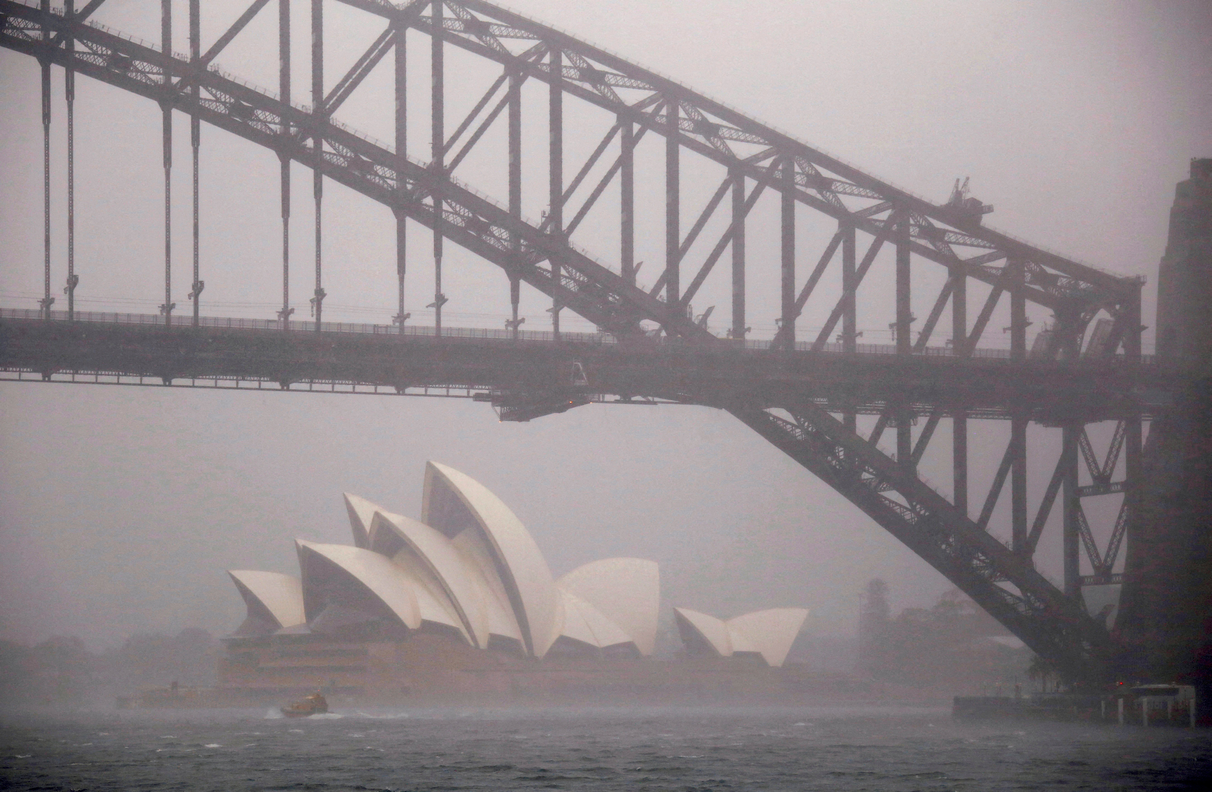 Sydney is set to record its wettest year in 164 years as authorities braced for major floods in Australia’s east, with more heavy downpours expected to fall over the next three days. Photo: Reuters/File