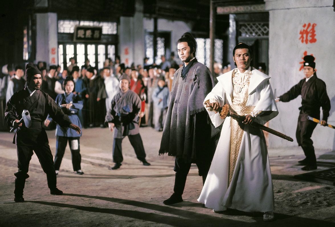 Ti Lung (centre) and Lo Lieh (right) in a still from The Magic Blade (1976), directed by Chor Yuen. Like another versatile Shaw Brothers director, Li Hanxiang, he started out making films in a different genre entirely. Photo: Celestial Pictures Limited