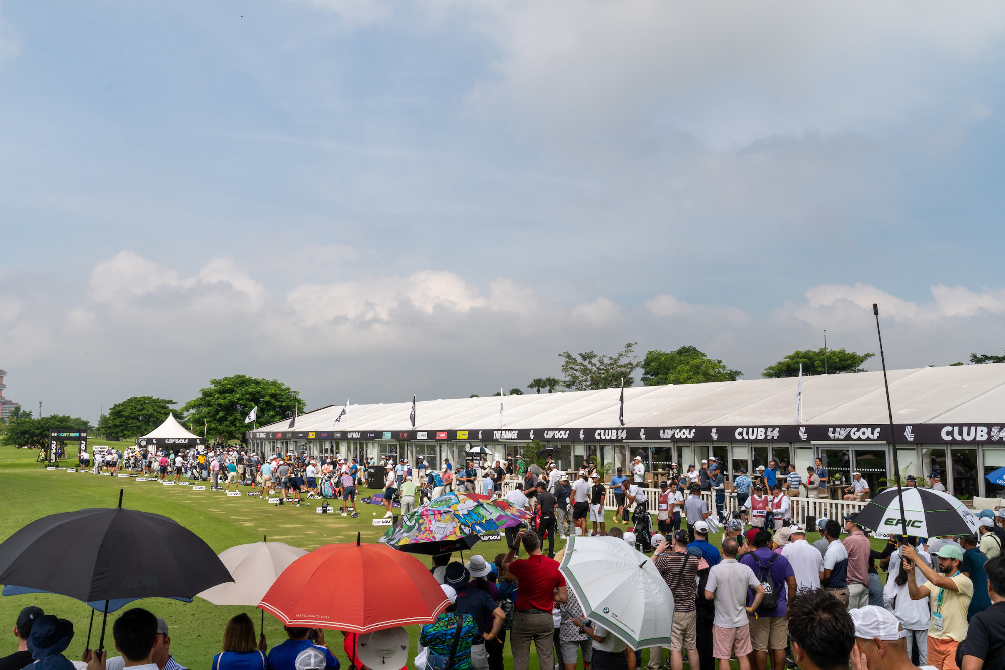 Fans were out in force during the first round of the LIV Golf Invitational Bangkok at Stonehill Golf Course in Thailand. Photo: LIV Golf