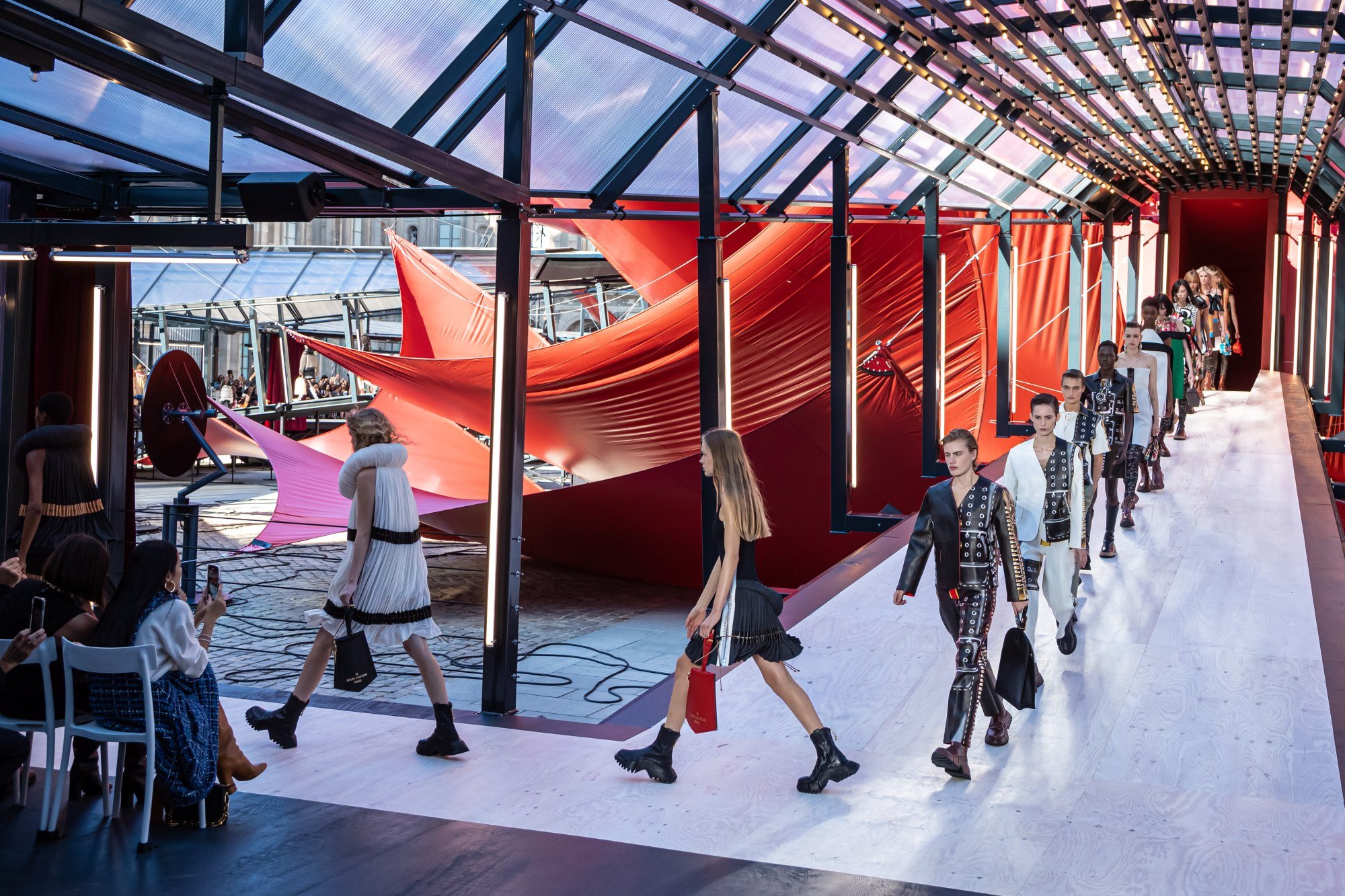 Louis Vuitton's Spring/Summer 2023 Show Was Supersized On Every Level