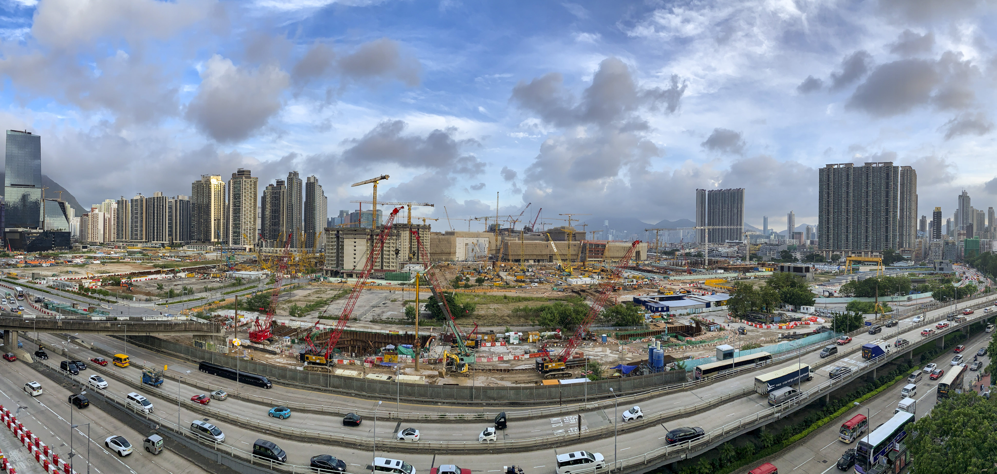 A general view of Kai Tak residential sites listed for sale by the government on September 29. Photo: Dickson Lee