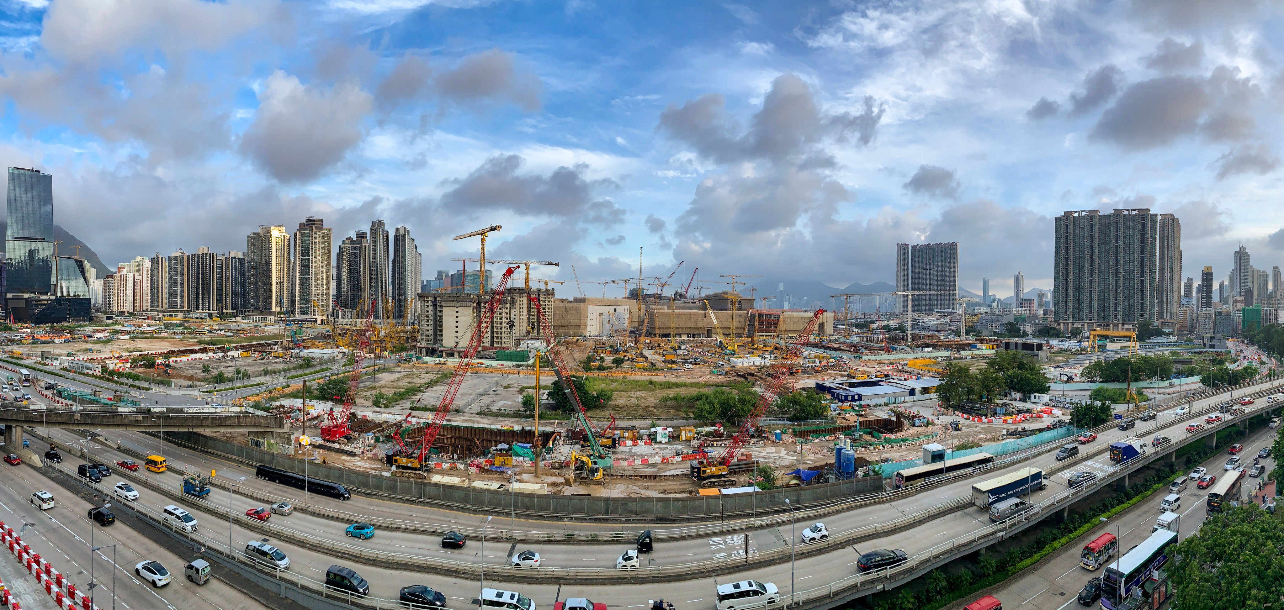 A general view of Kai Tak residential sites listed for sale by the government on September 29. Photo: Dickson Lee