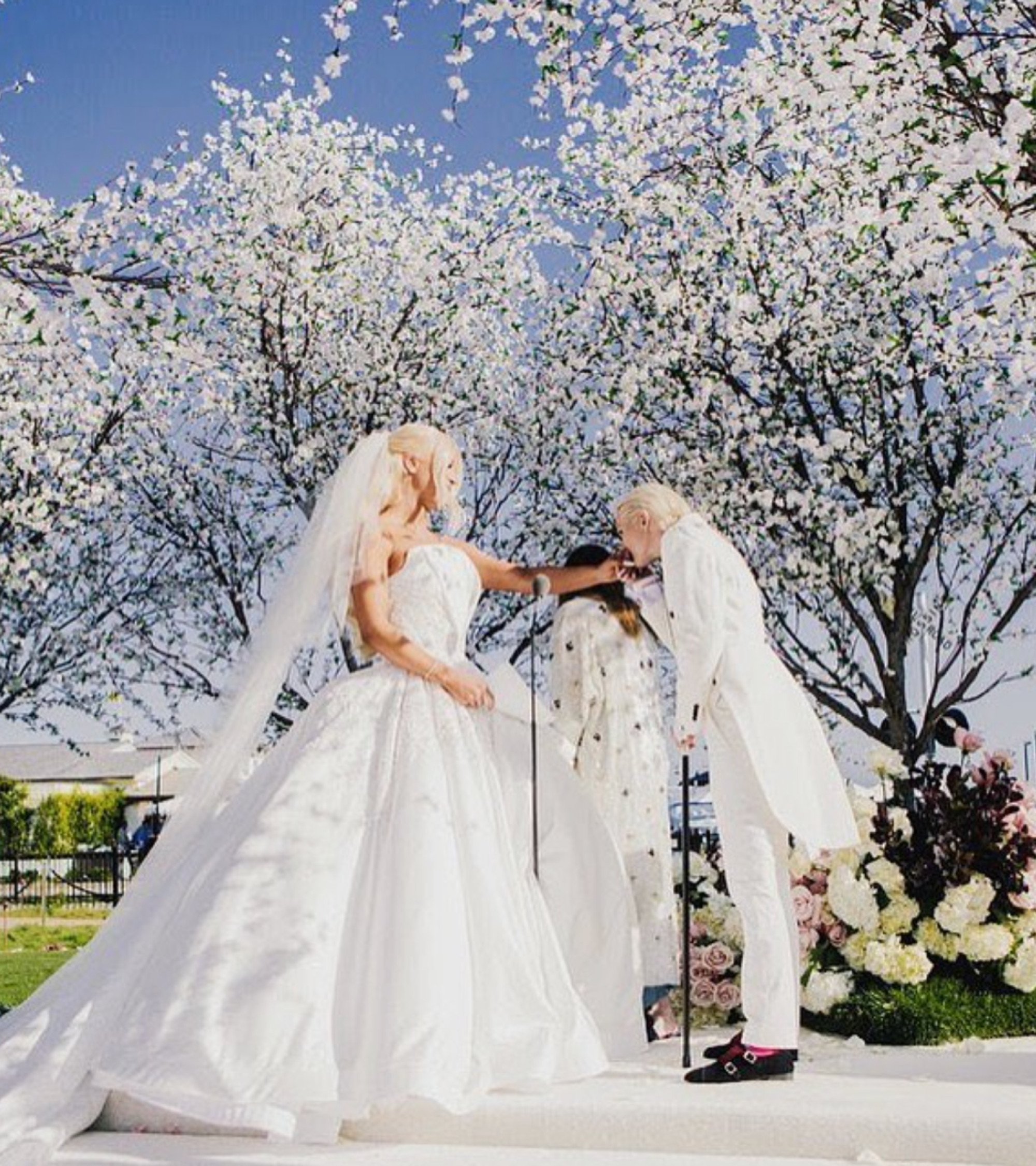 Nats Getty married Gigi Gorgeous in a lavish Californian wedding. Photo: @natsgetty/Instagram