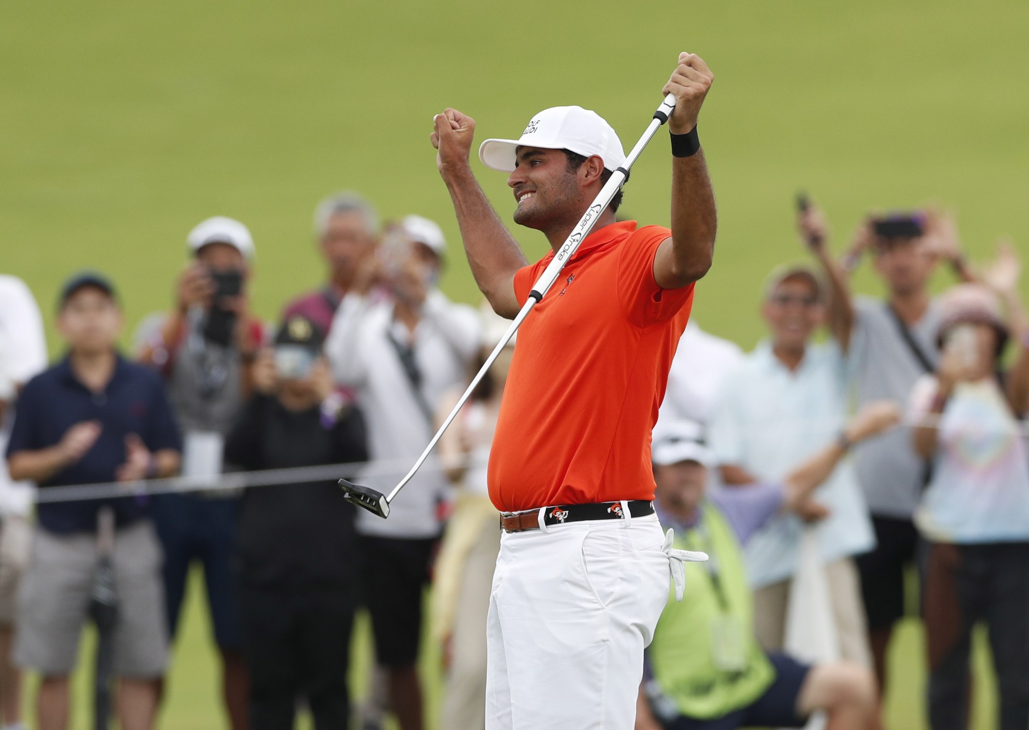 Spanish rookie Eugenio Chacarra lands US$4 million cheque with maiden tour win at Stonehill Golf Club. Photo: EPA-EFE