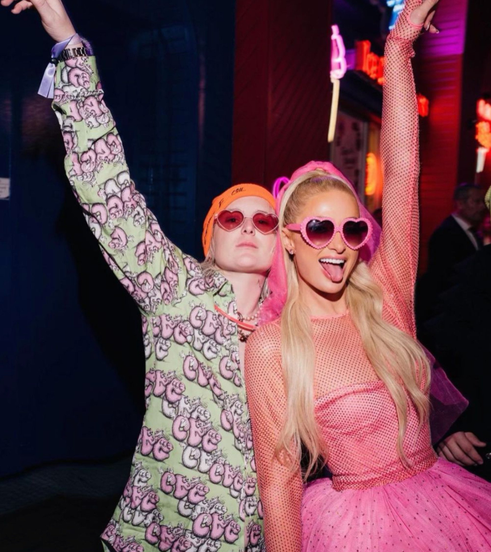 Nats Getty with Paris Hilton. Photo: @natsgetty/Instagram