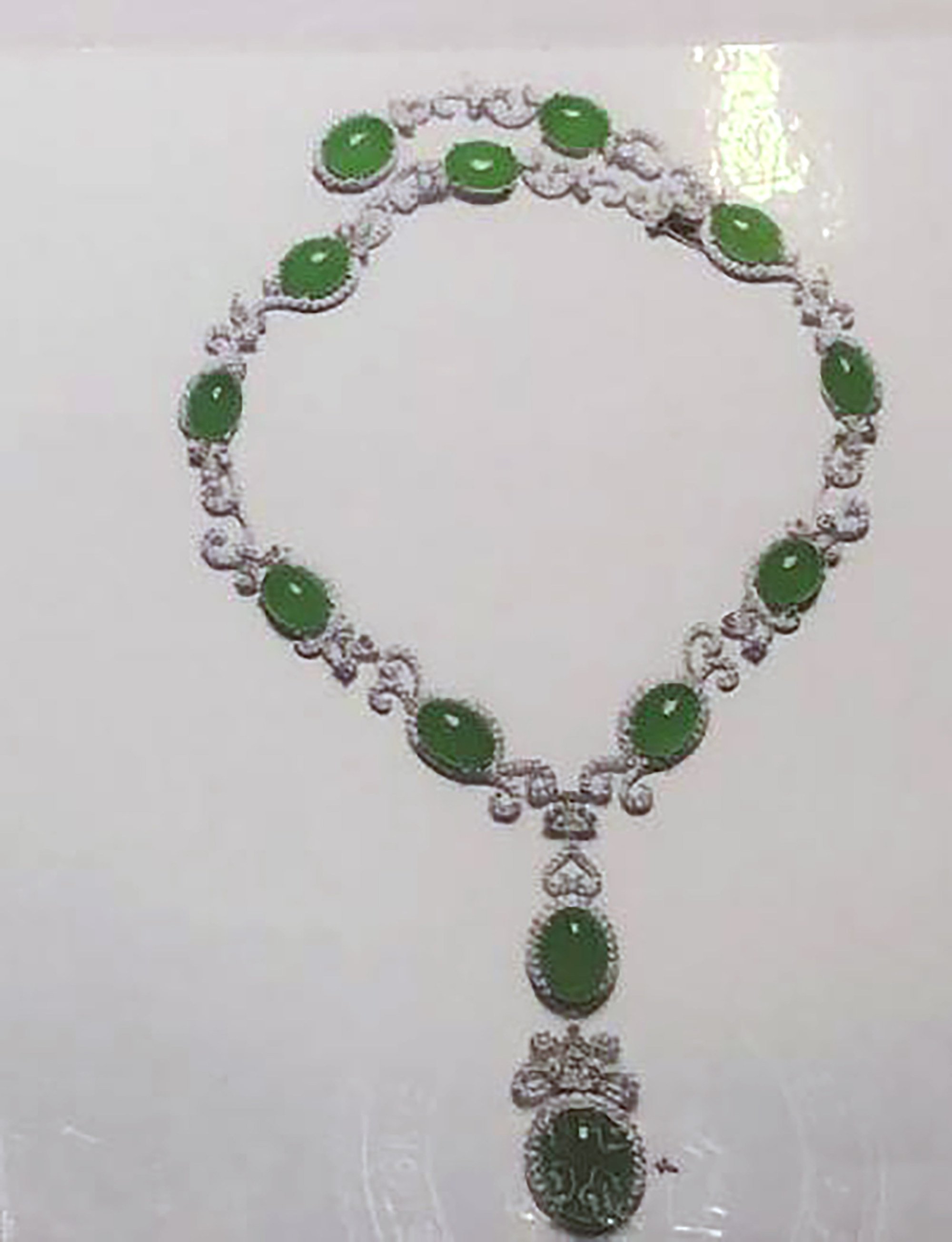 Police were told the necklace was worth HK$22 million and were still confirming its exact value. Photo: Handout
