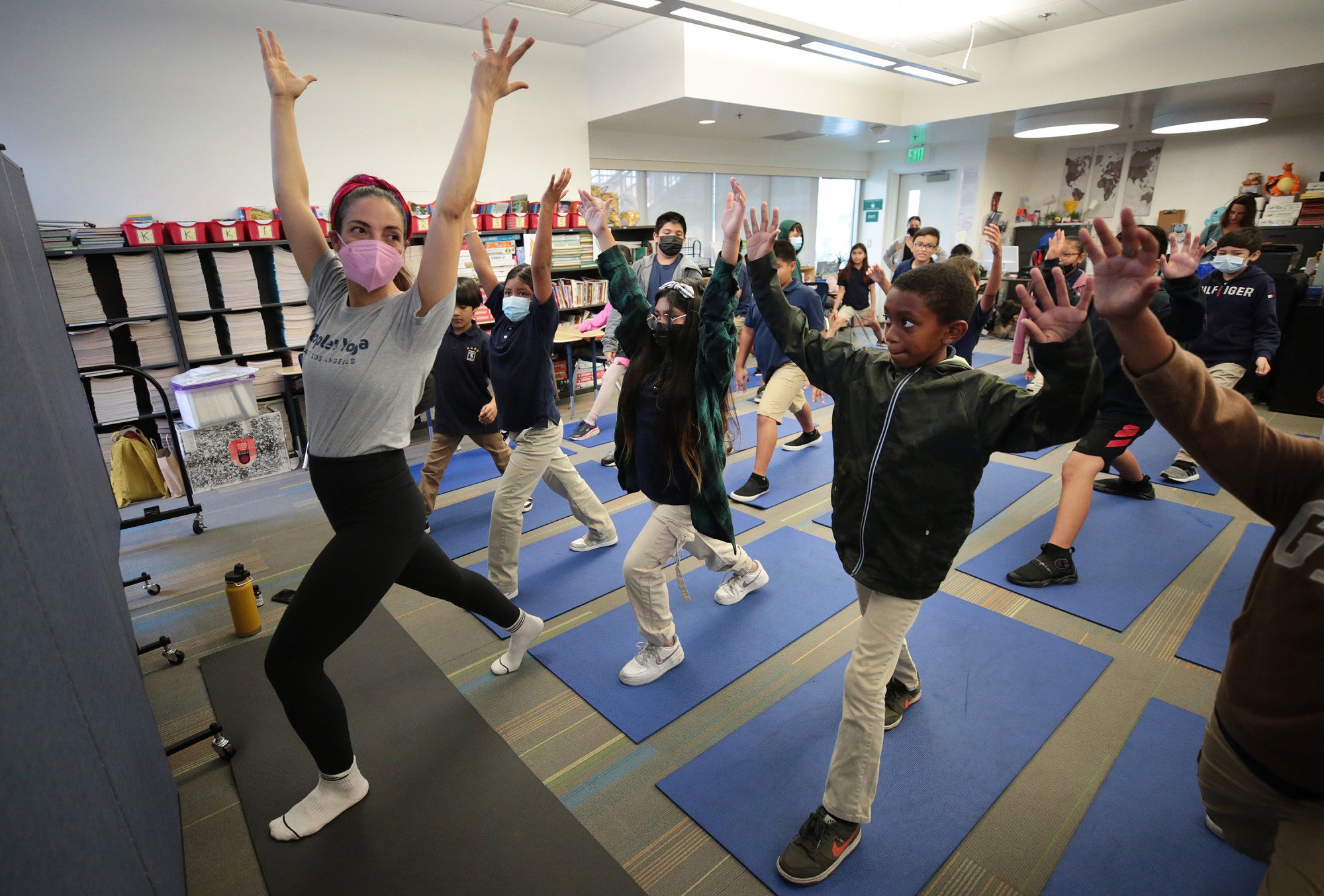 Gallegos is the co-founder of People’s Yoga. Photo: TNS