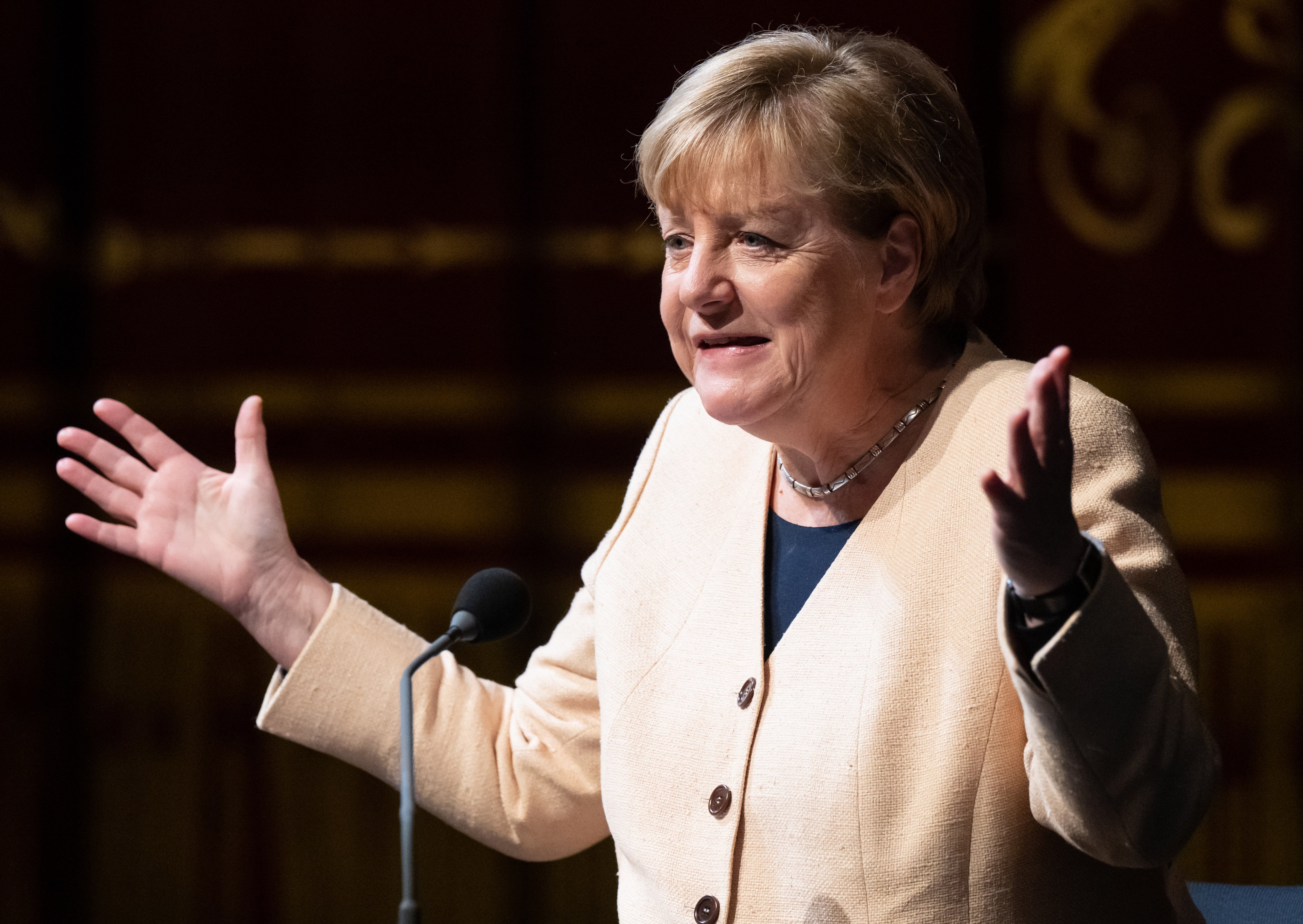 Former German Chancellor Angela Merkel awarded prestigious UN prize. Photo: dpa