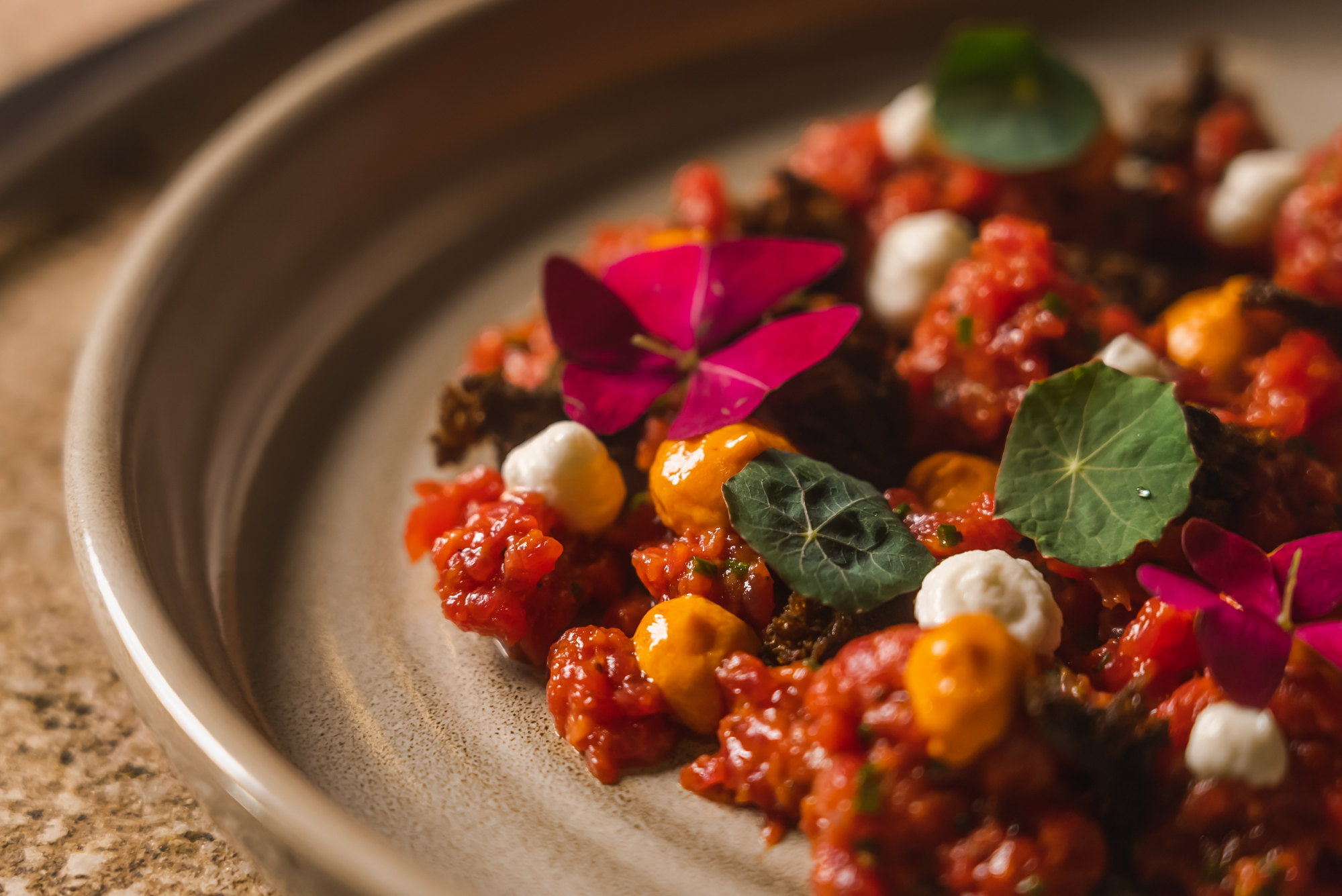 Tartare di manzo Piemontese at Spiga.