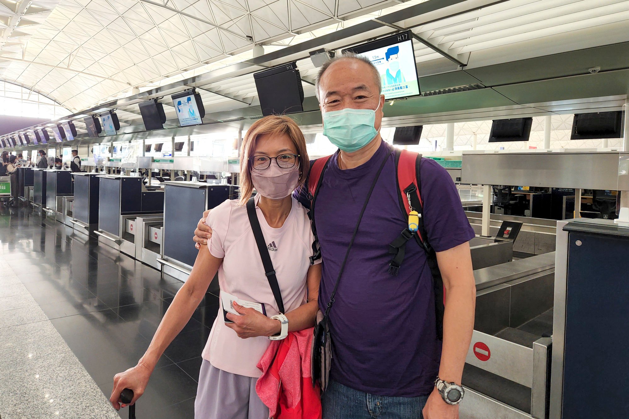 Sa Chow and her husband are heading to Osaka. Photo: Jess Ma