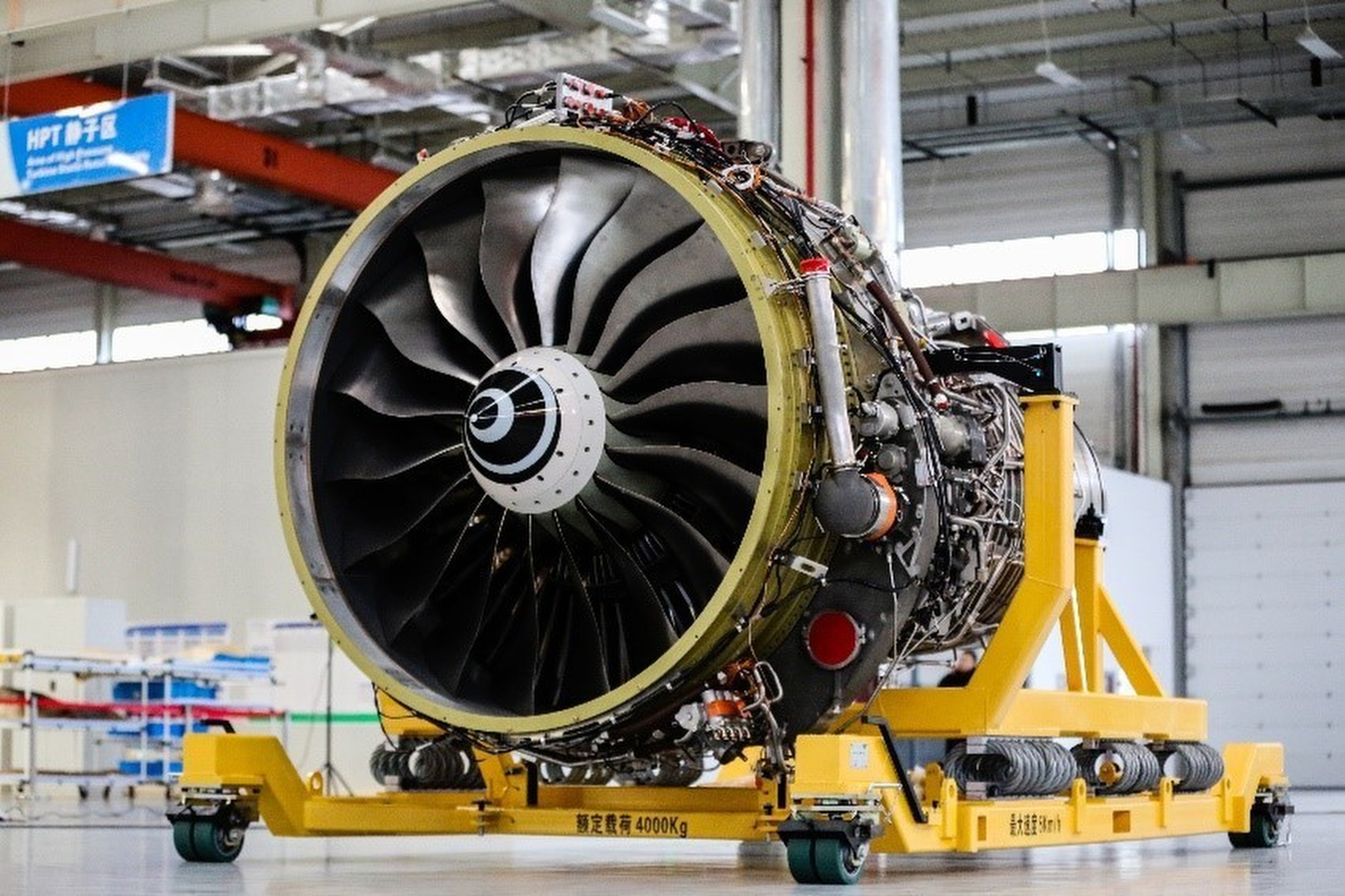 China’s CJ-1000A high-bypass turbofan jet engine (pictured), for its home-grown C919 passenger jet, is expected to be in development for several years. Photo: Weibo