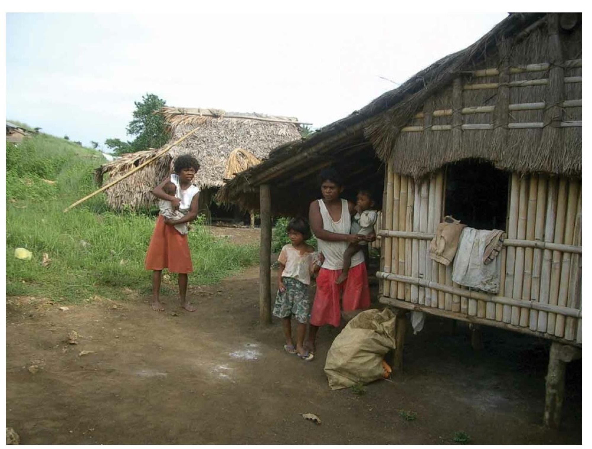 Modern ethnically Negritos people living in the Philippines in 2003. Photo: Hsiao-chun Hung