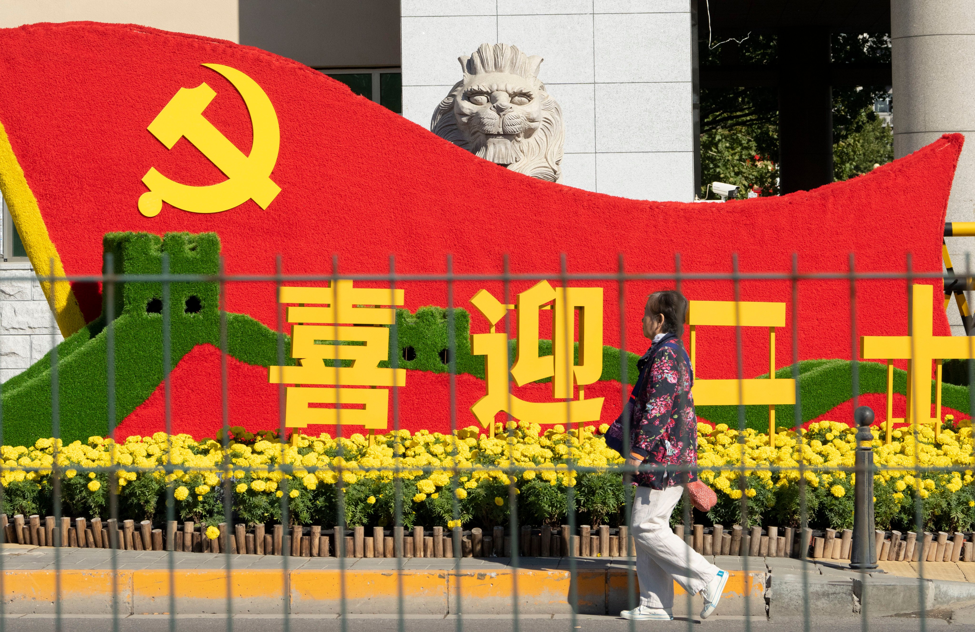 The Communist Party is making the final preparations for its national congress in Beijing next week. Photo: AP 