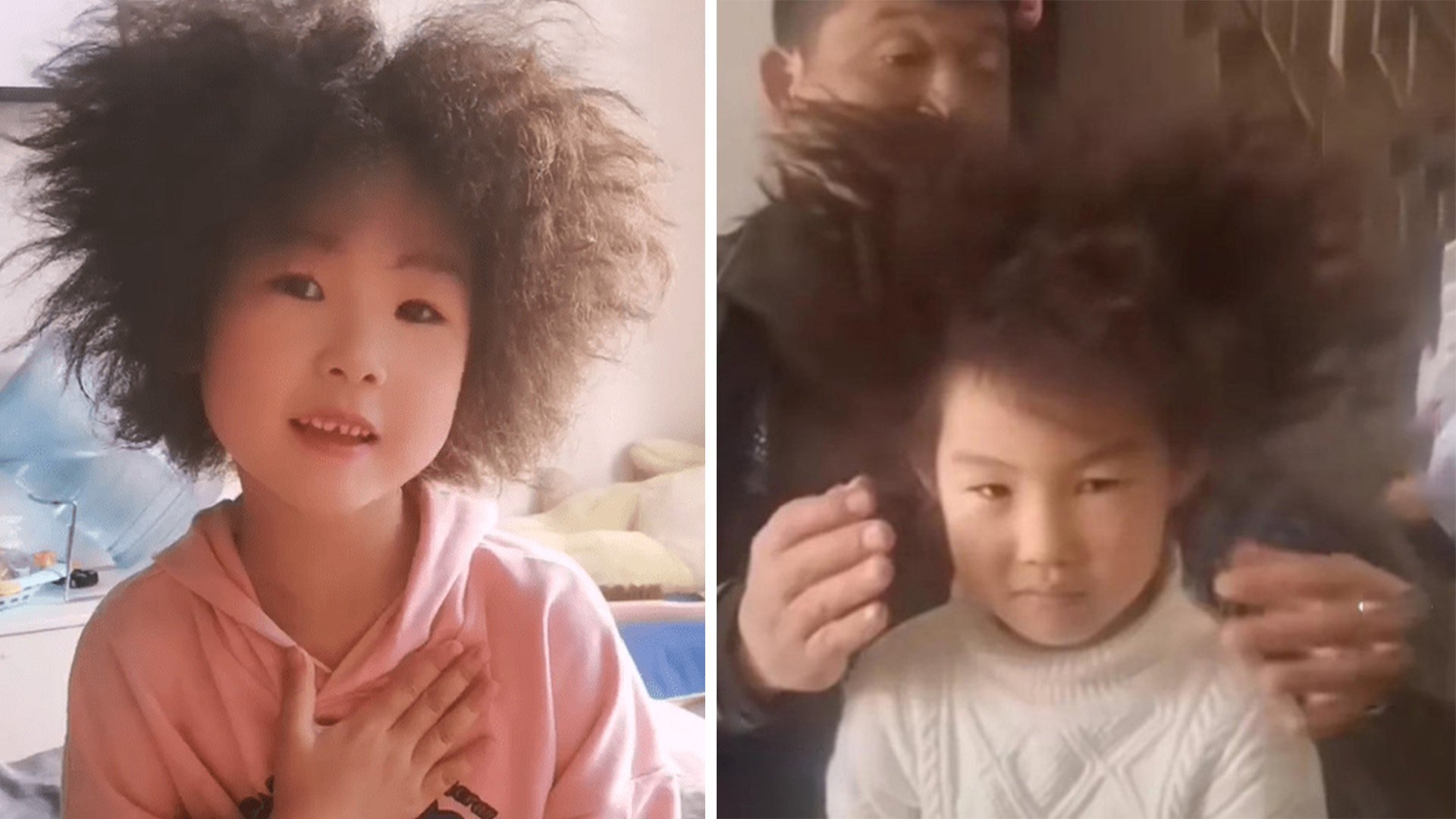 The bullying of a little girl with natural afro hair has left her not wanting to attend school, but she has received online support on social media. Photo: SCMP composite