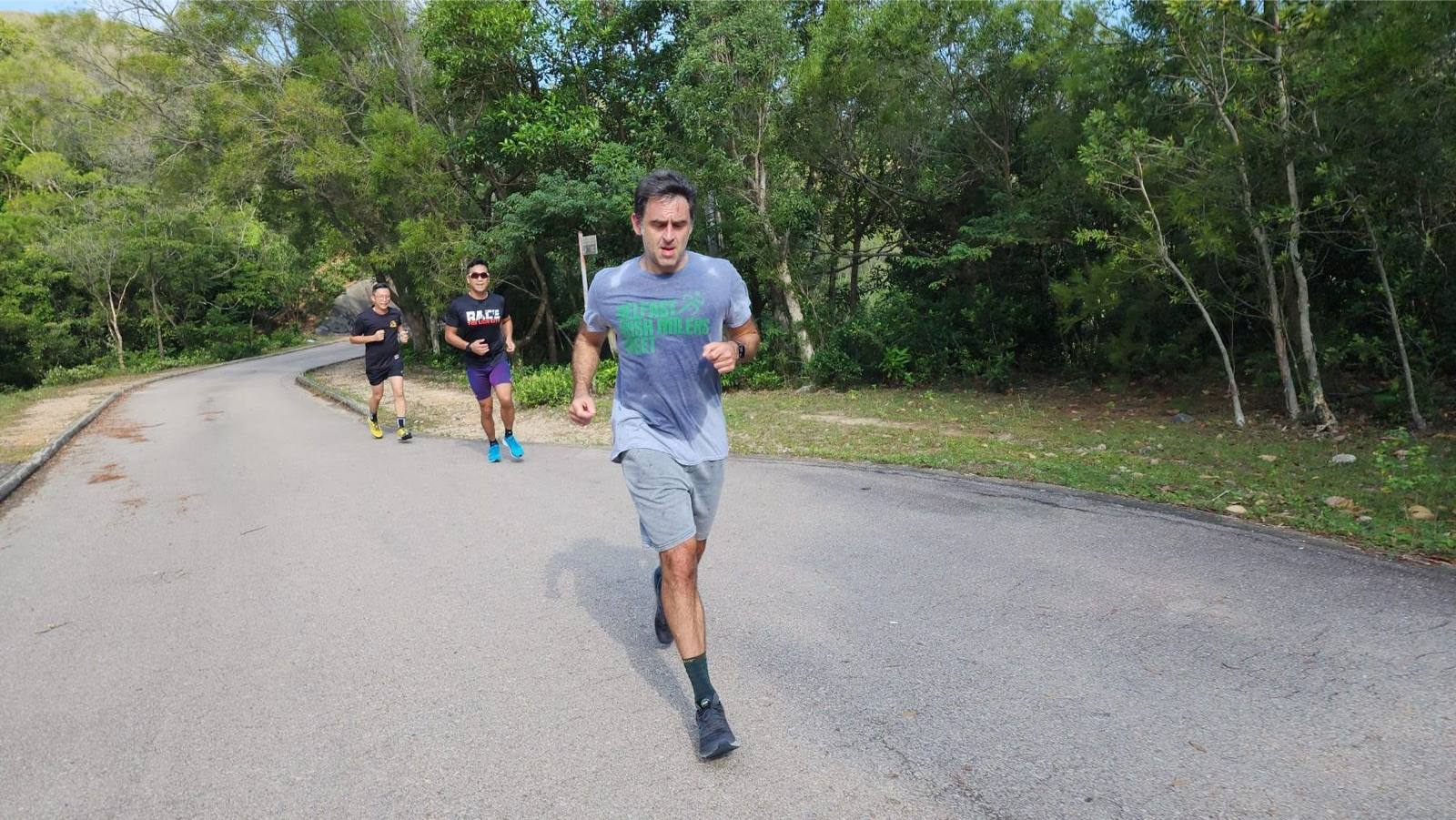Hong Kong’s running trails proved a hit with snooker world champion Ronnie O’Sullivan (front). Photo: Strava