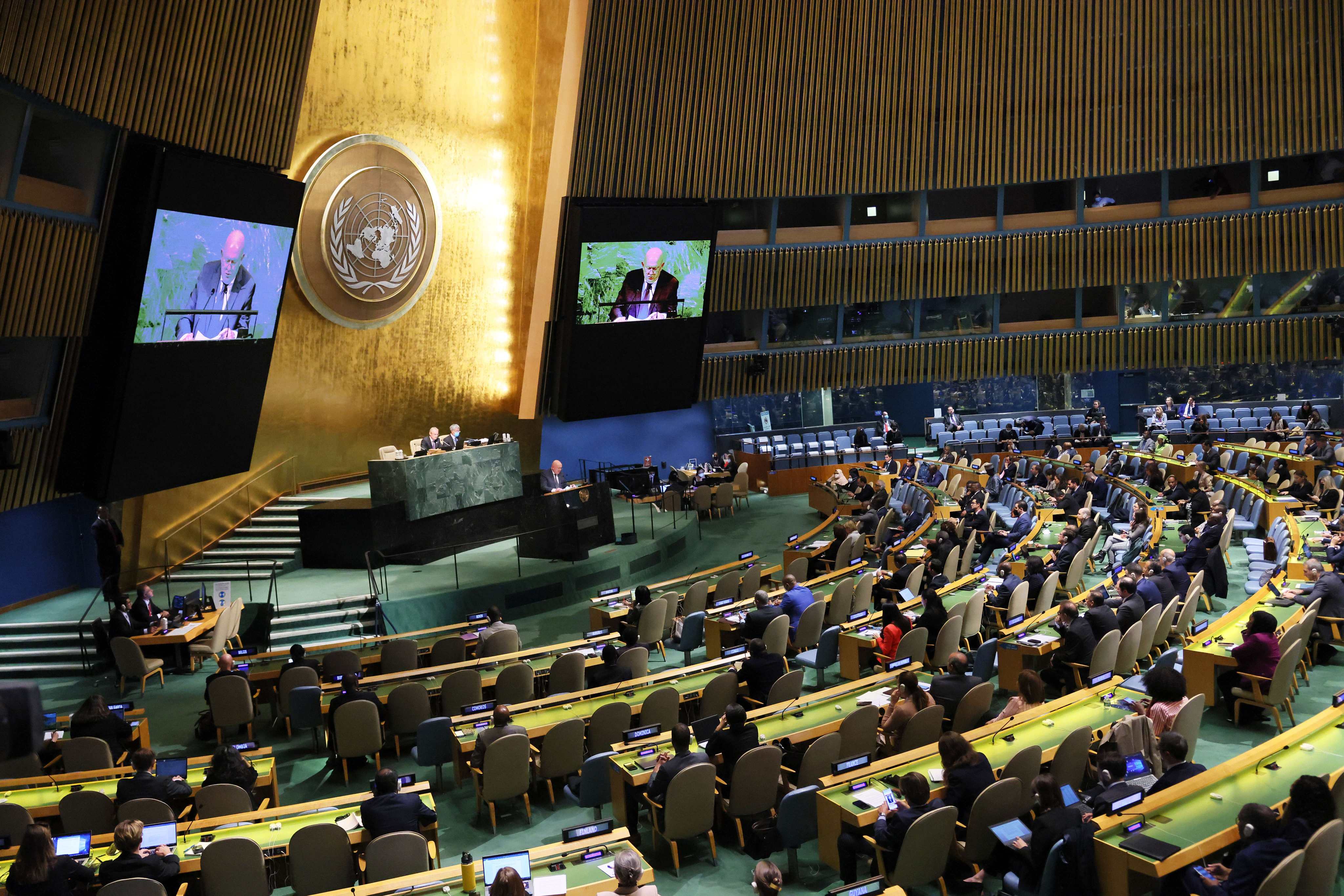 The UNGA held an Emergency Special Session to discuss Russia’s recent attempt to annex four regions of Ukraine. Photo: AFP