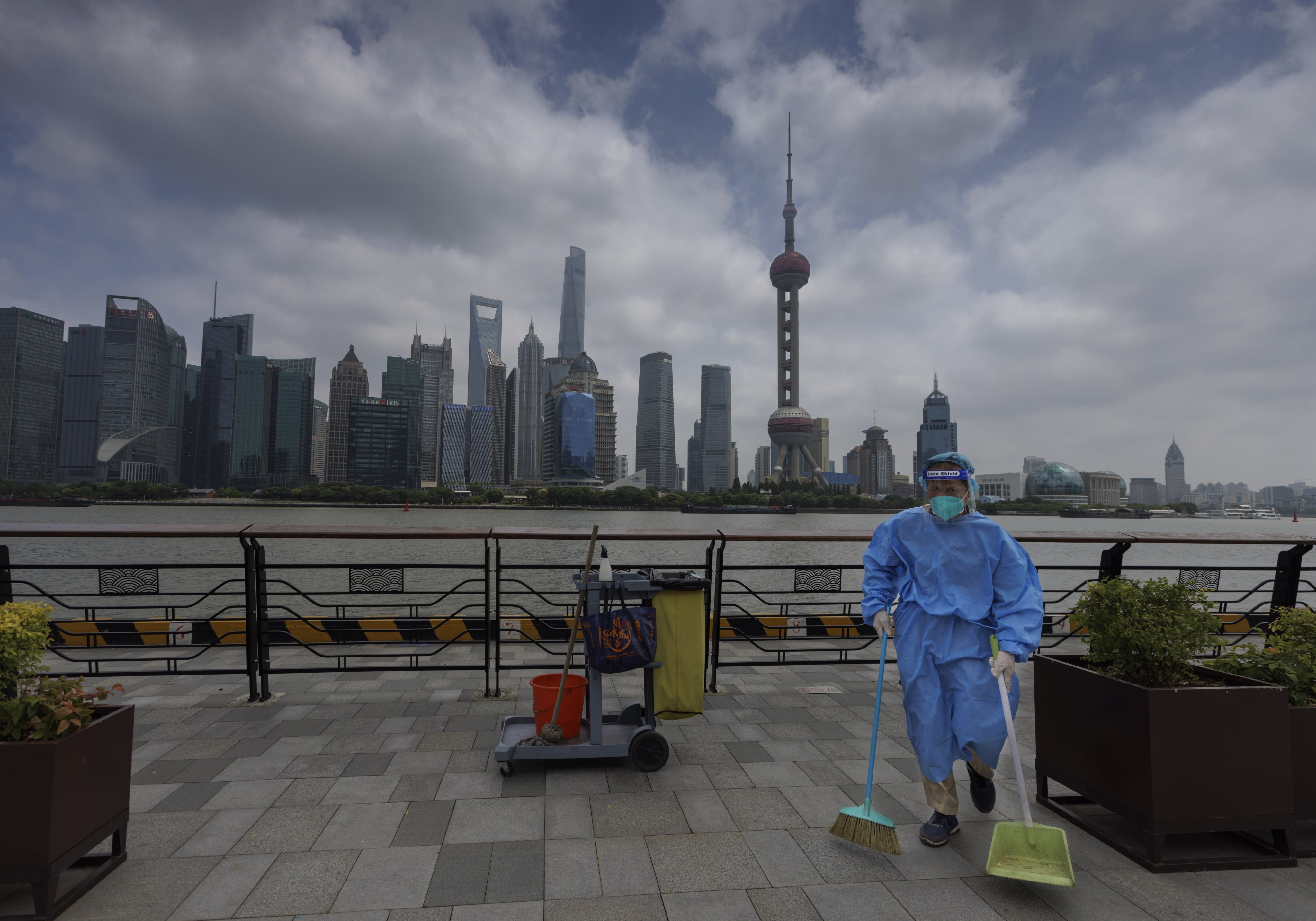 China’s zero-Covid policy, which has included lockdowns in Shanghai (pictured), is “straining the economic political and social fabric of the country”, according to a new report. Photo: EPA-EFE
