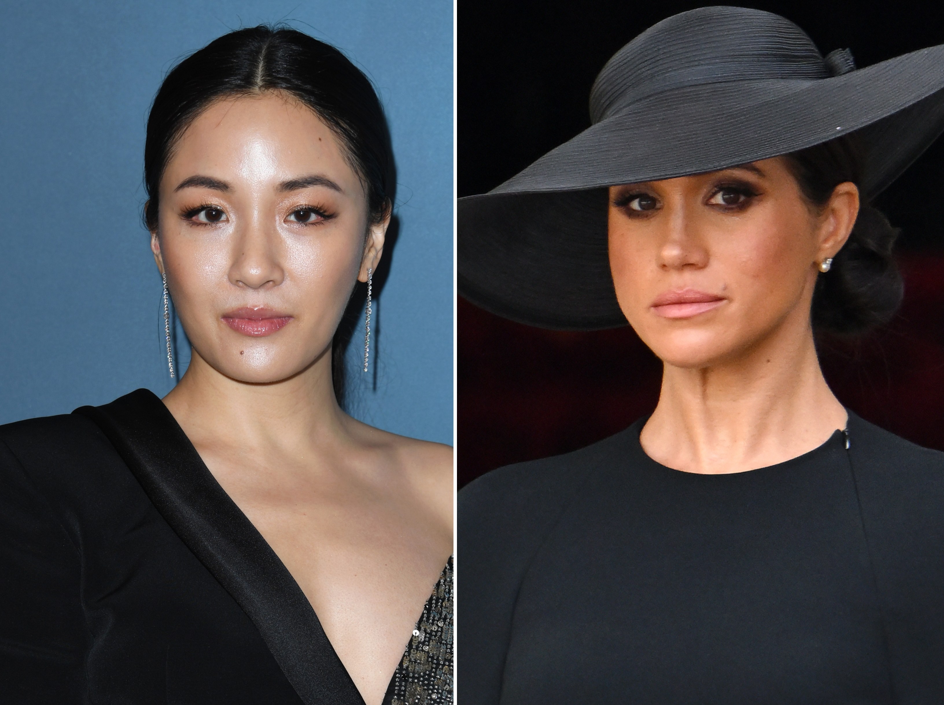 Constance Wu and Meghan Markle recently spoke about mental health issues on Markle’s Archetypes podcast. Photos: Getty Images