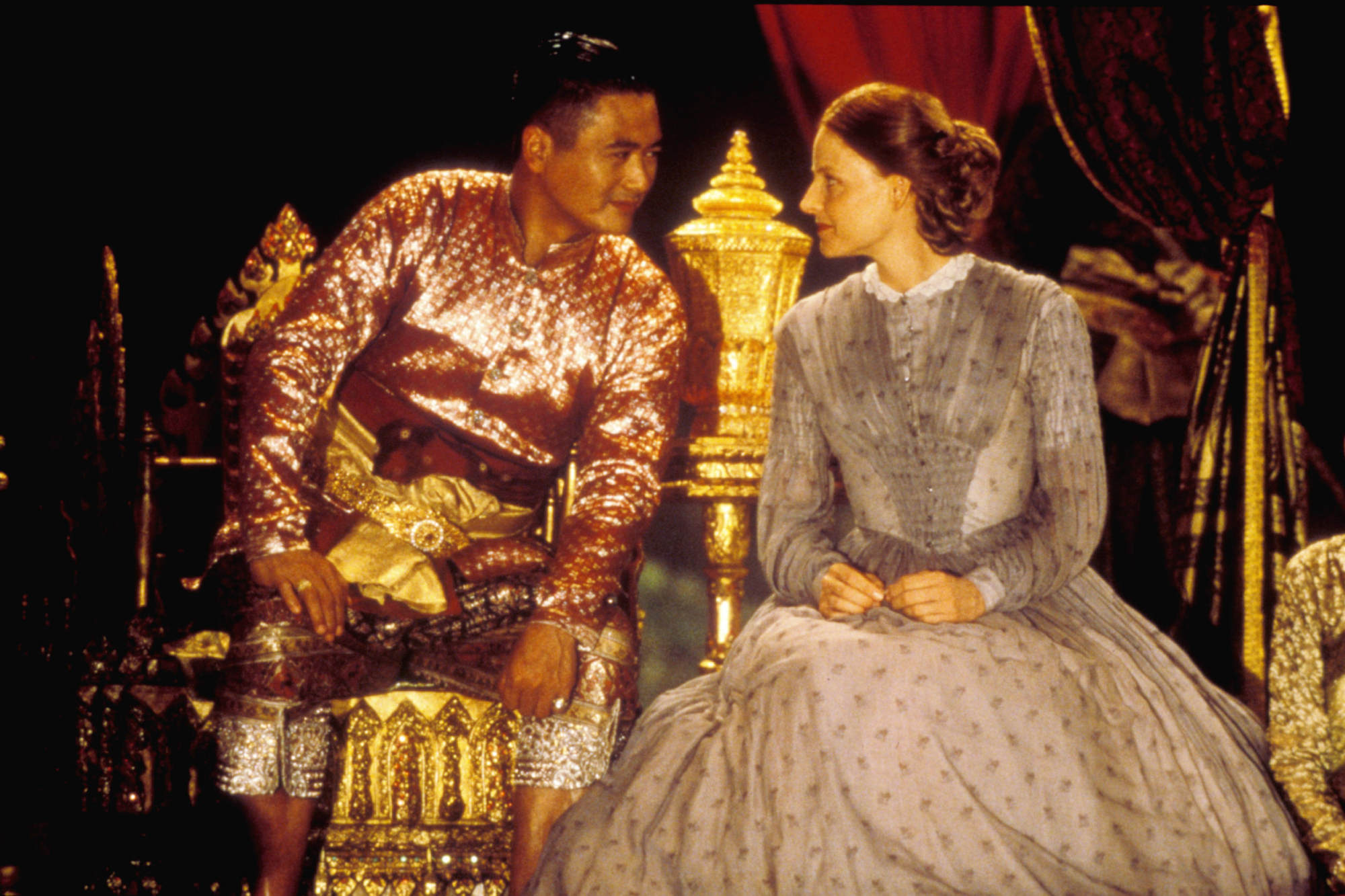Chow (left) and Jodie Foster in a still from Anna and the King (1999).