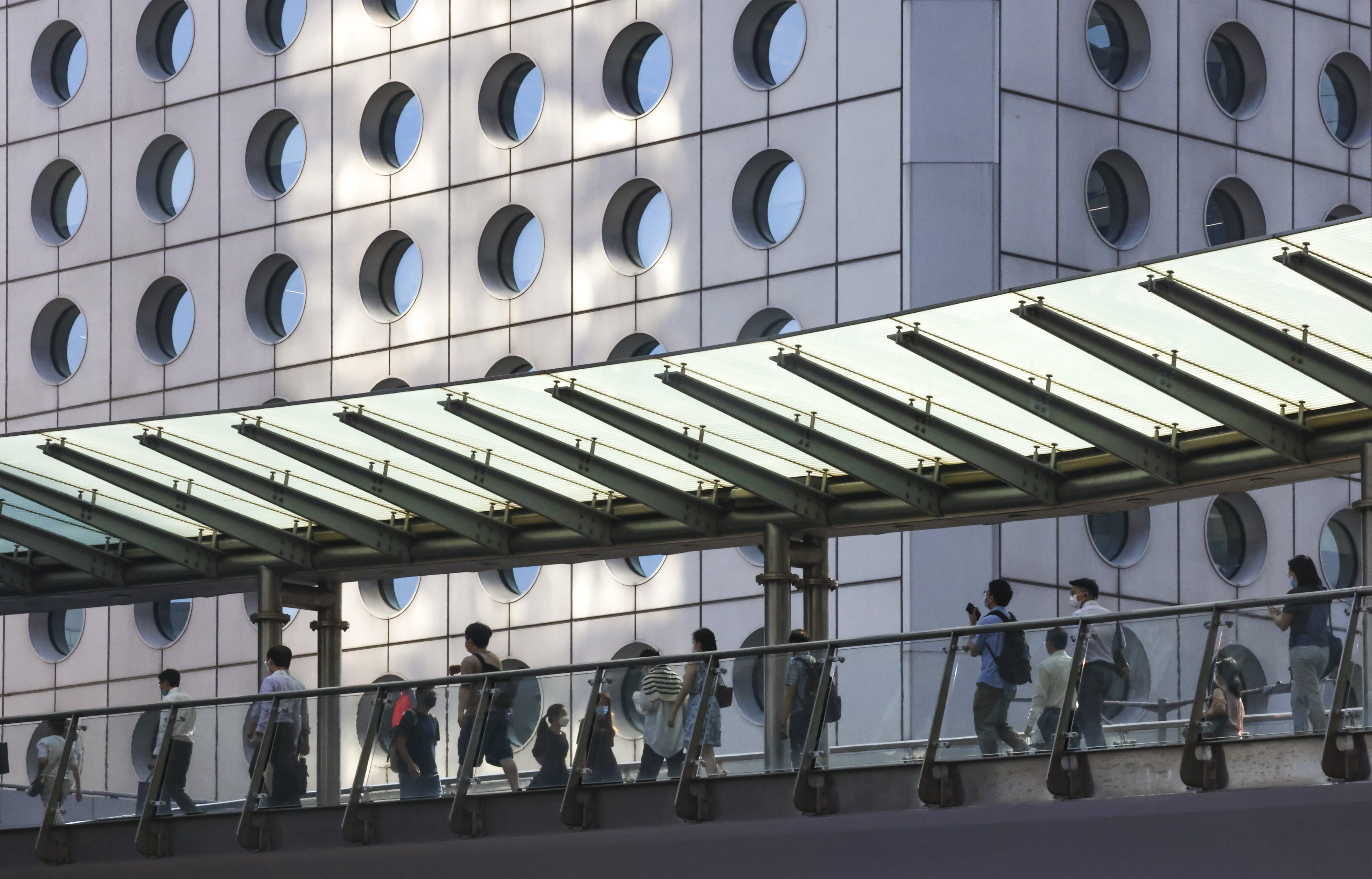 People head to work in Hong Kong’s Central district on September 14. The long-term fundamentals that underpin Hong Kong’s success remain unchanged. Photo: Jonathan Wong