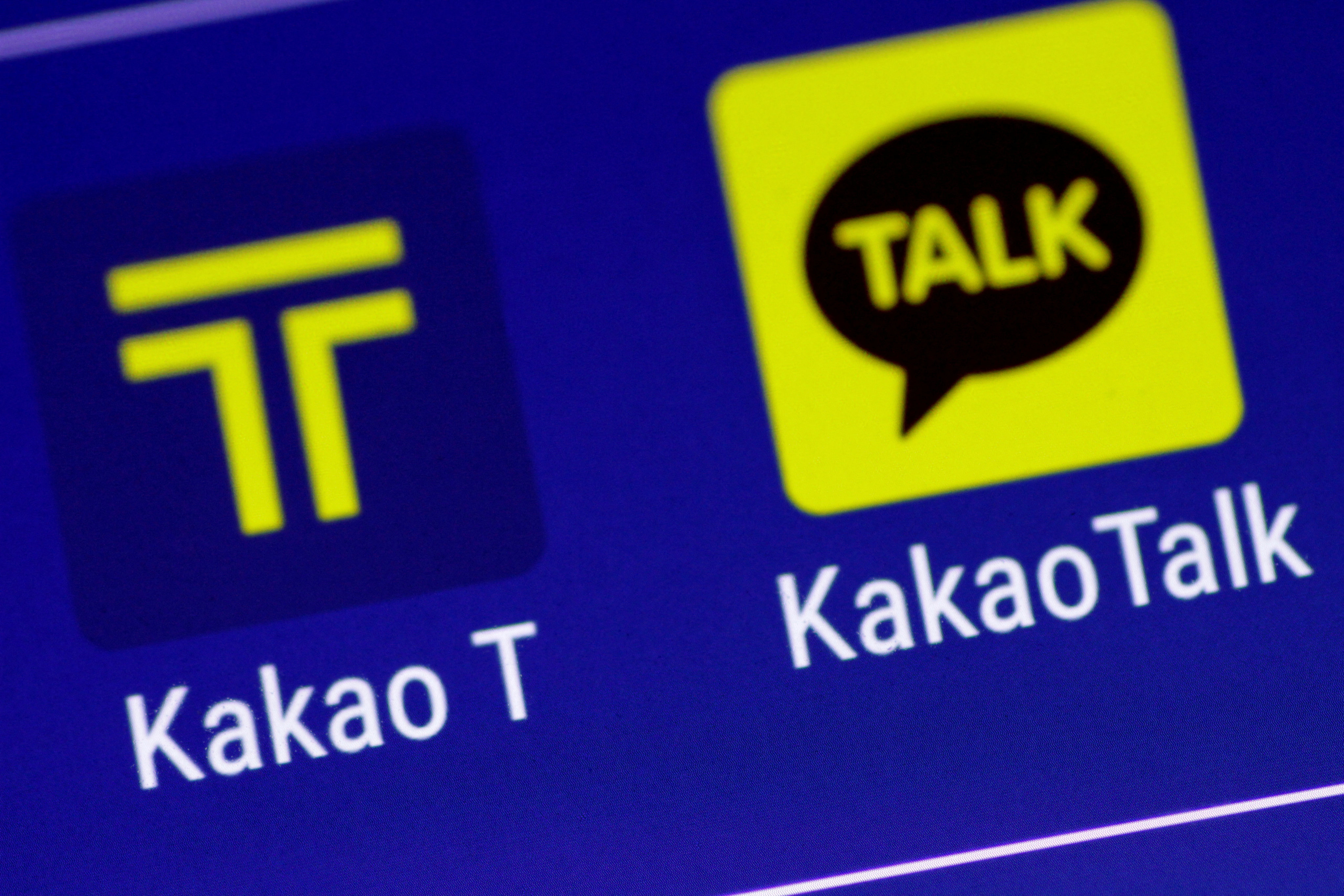The blaze at SK C&C in southern Seoul on Saturday caused an hours-long breakdown across nearly all online services provided by Kakao Corp, including messenger app KakaoTalk, and other services such as ride-hailing, payment and gaming. Photo: Reuters