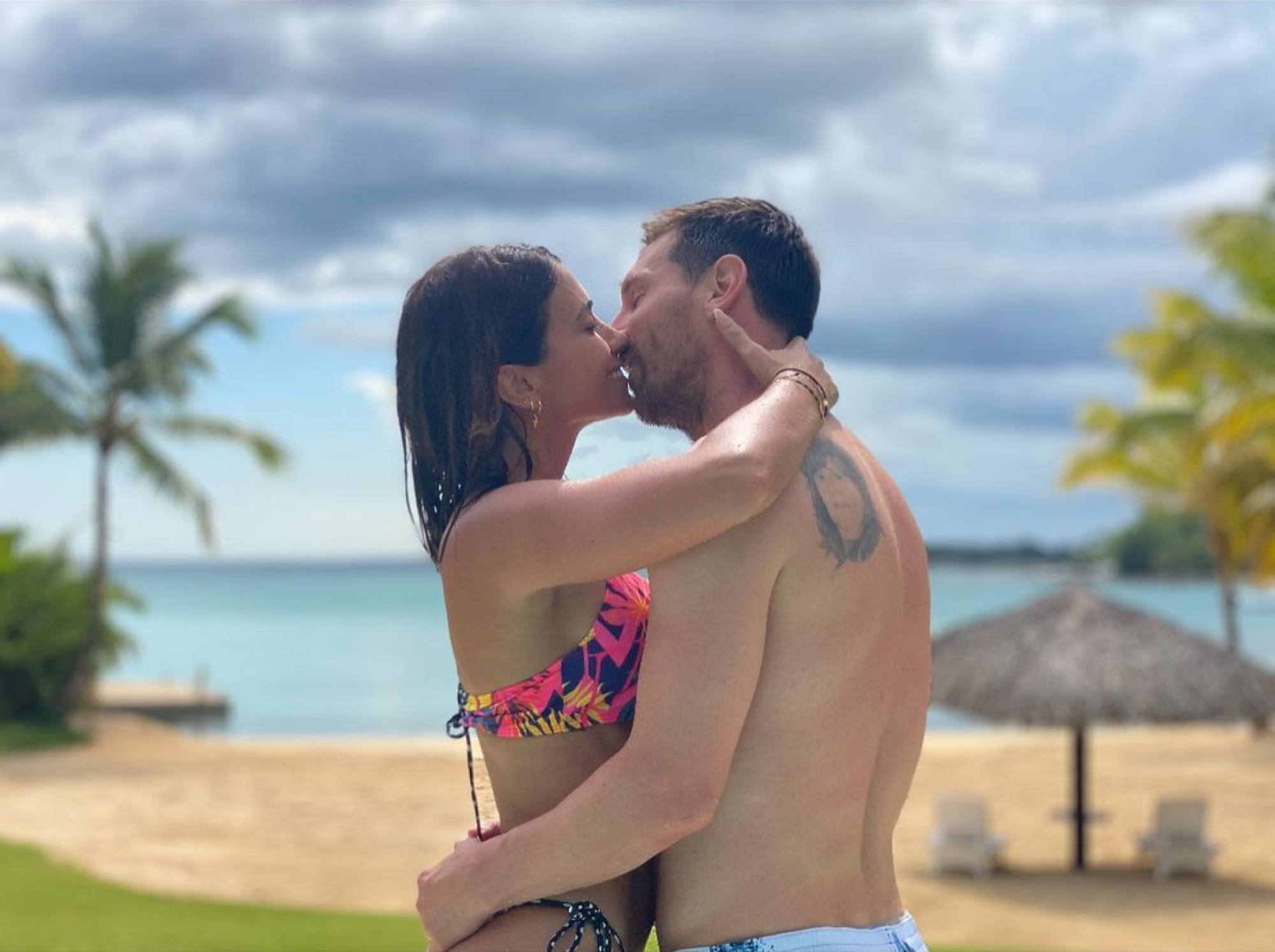 Lionel Messi and his wife Antonela Roccuzzo got married in 2017. 