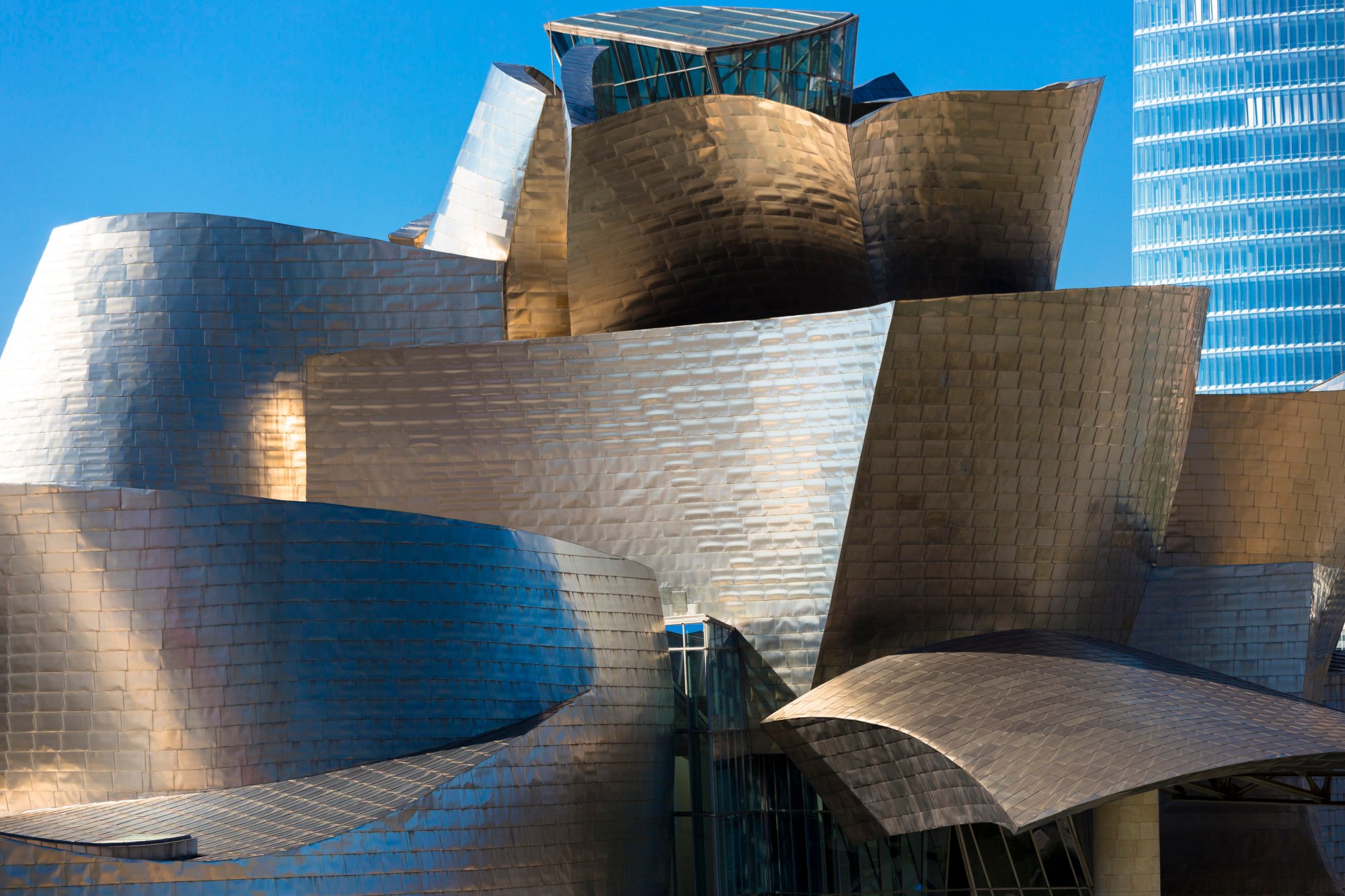 The Guggenheim, designed by architect Frank Gehry available as