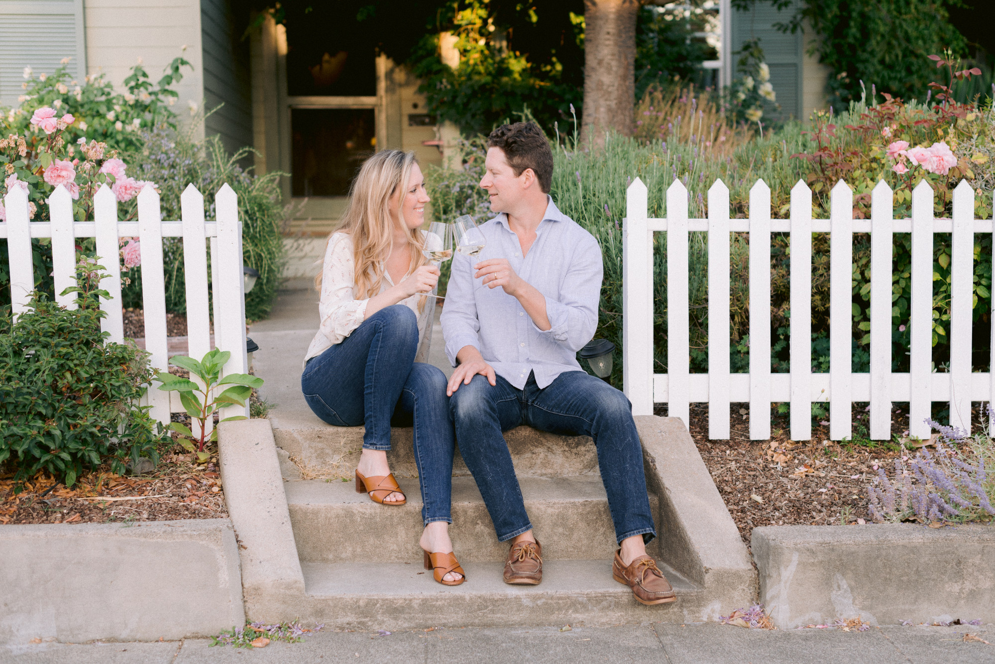 Julia and Alex Littauer, the founders of Sovi Wine co. Photo: Sovi Wine