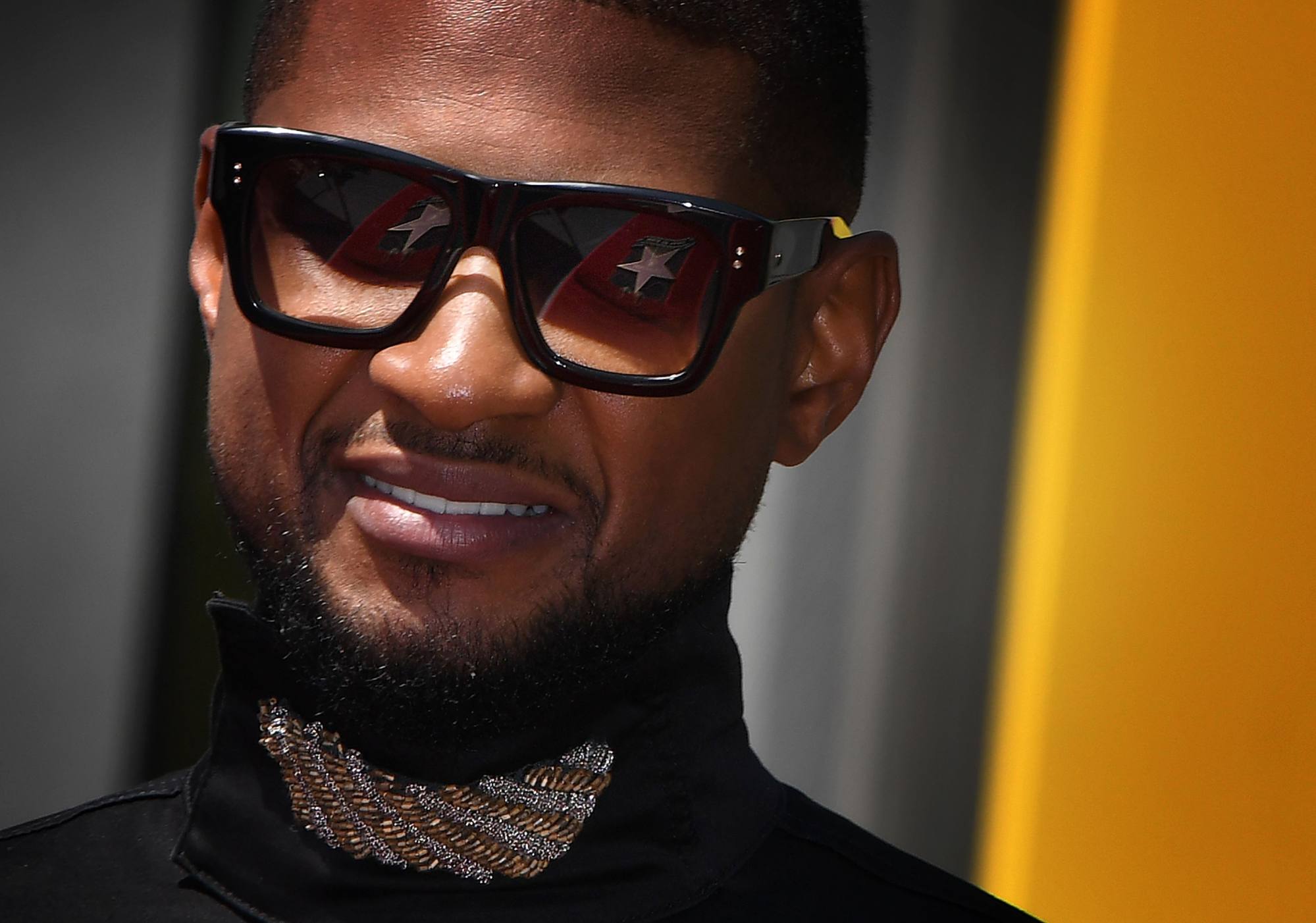 Singer Usher during his ceremony to become the 2,588th entertainer to receive a Hollywood Walk of Fame star in Hollywood, California, in September 2016. Photo: AFP