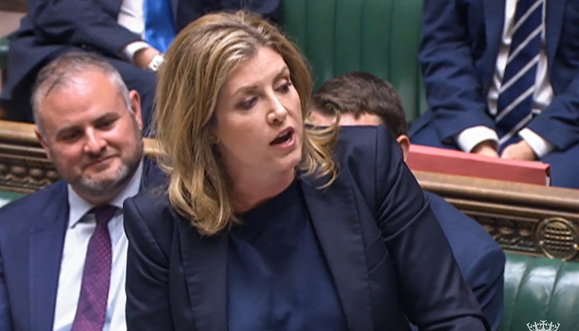 Britain’s Leader of the House of Commons Penny Mordaunt. Photo: AFP