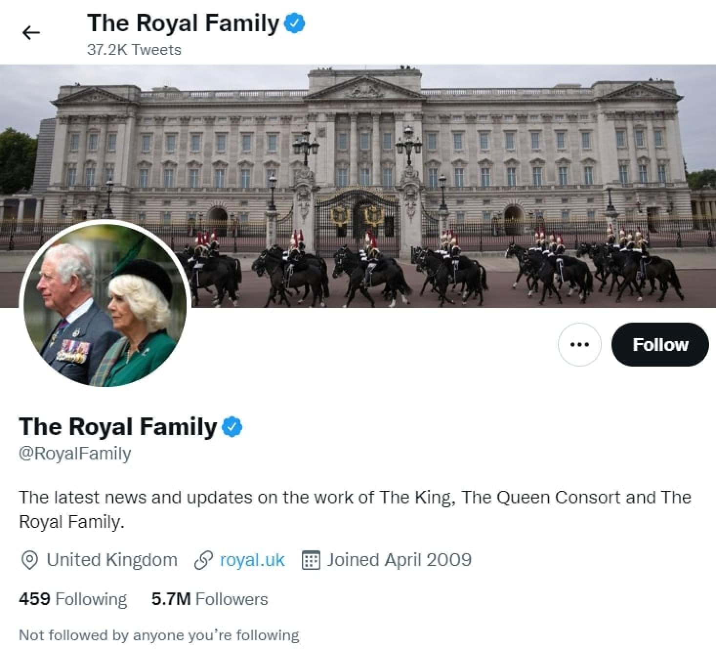 The British royal family even has an official Twitter account. Photo: @royalfamily/Twitter