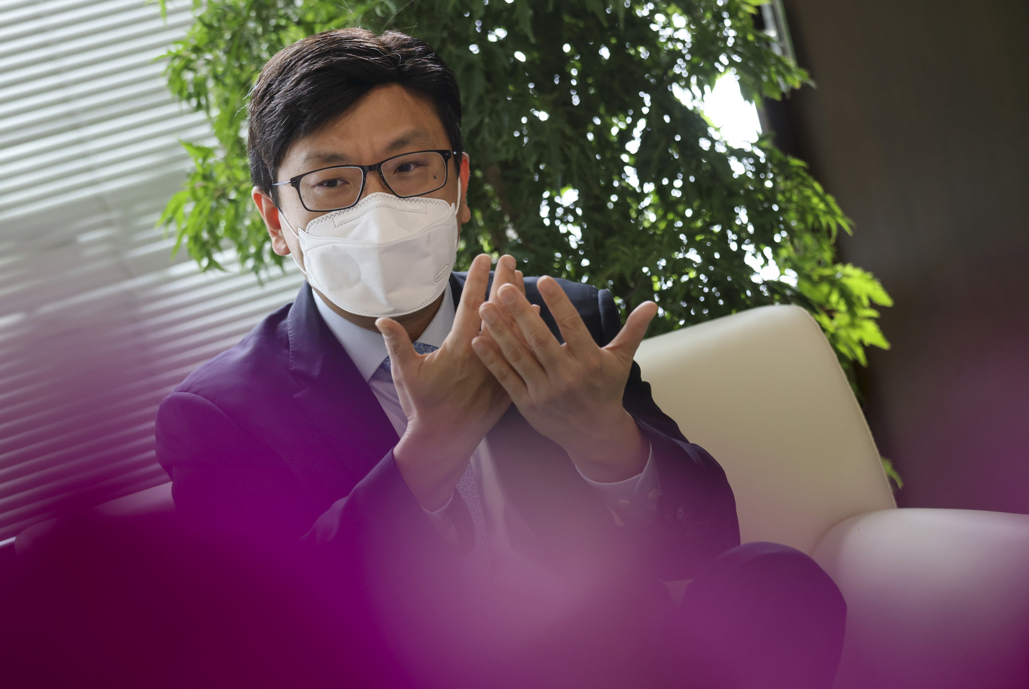 Secretary for Labour and Welfare Chris Sun. Photo: Jonathan Wong