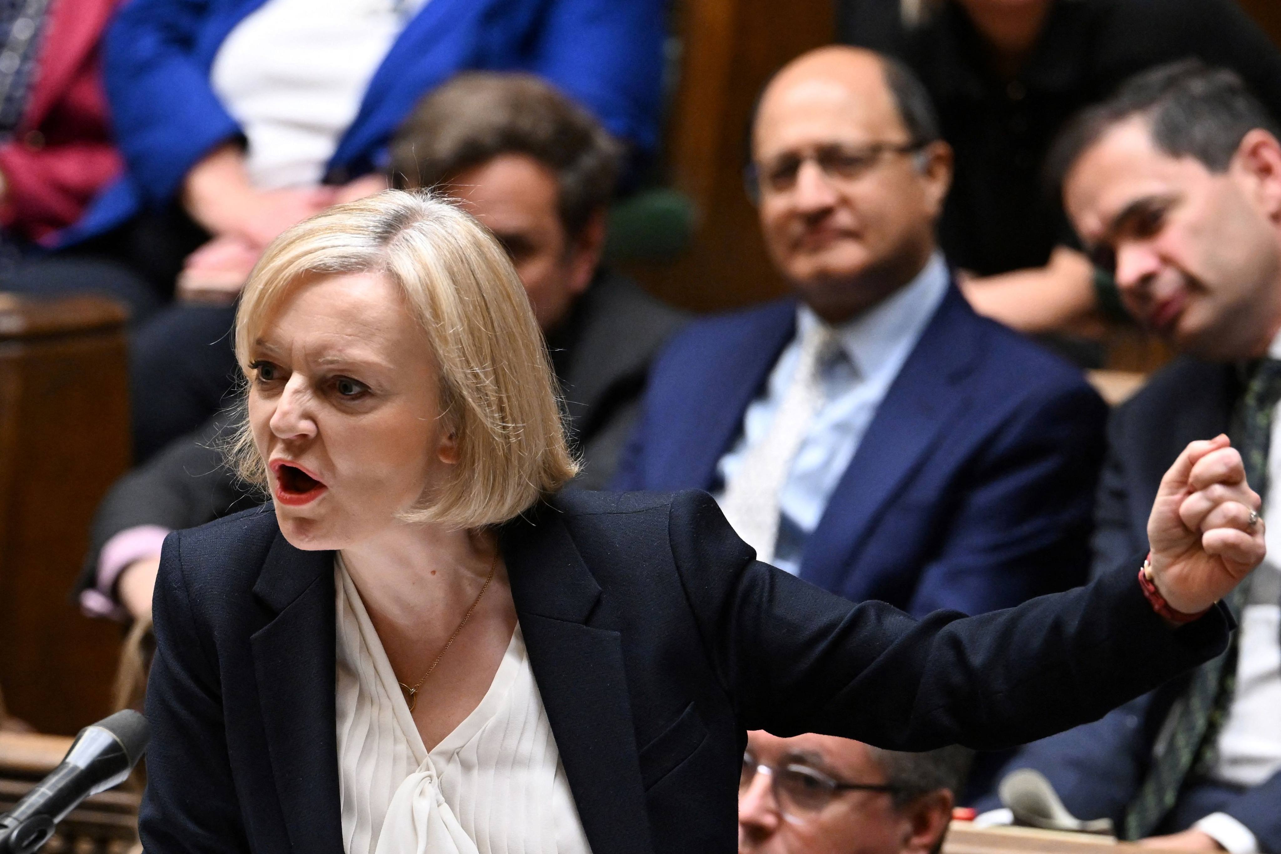 ‘I am a fighter and not a quitter’: Britain’s Prime Minister Liz Truss. Photo: AFP