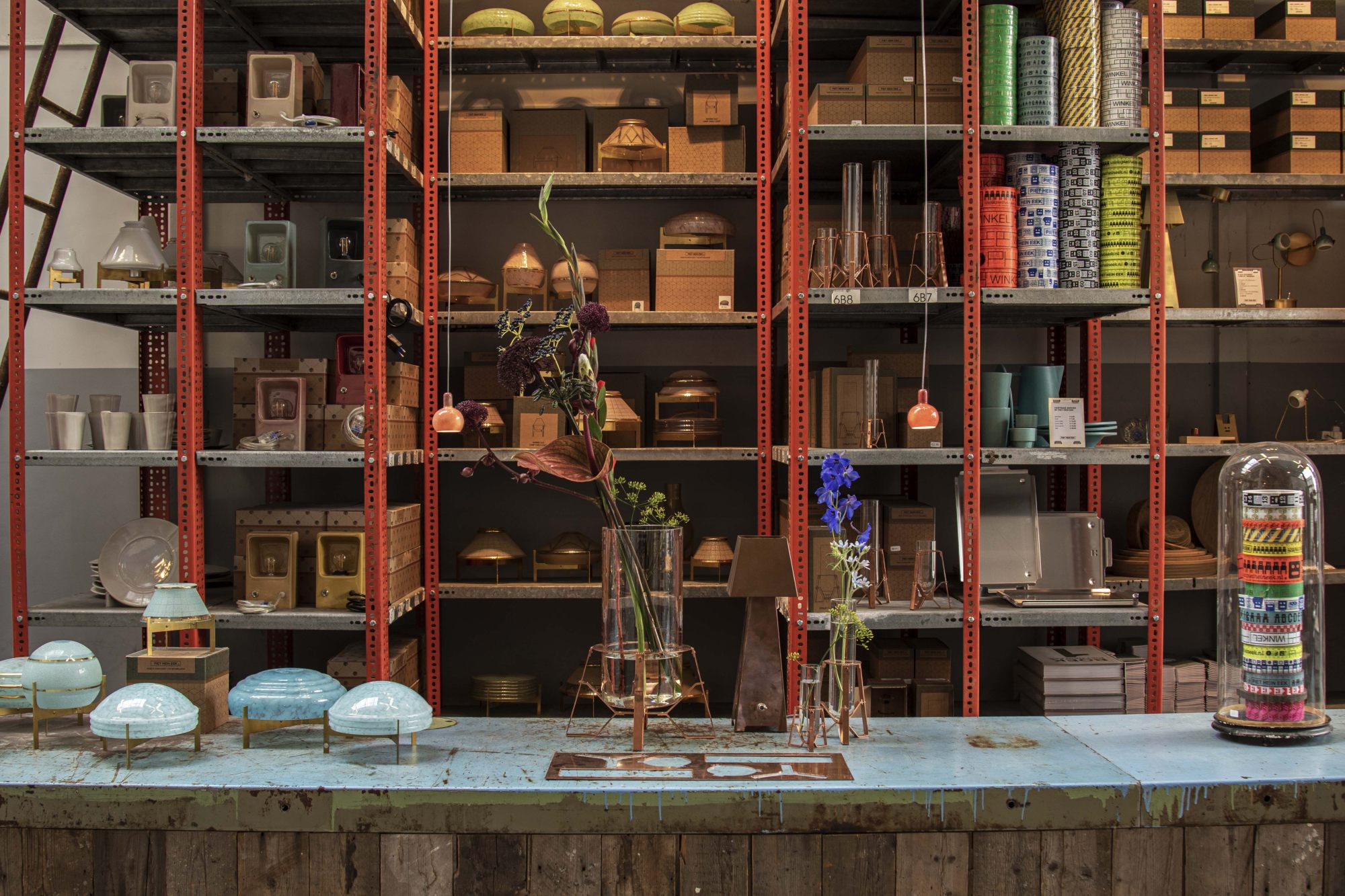 The Piet Hein Eek shop at the designer’s factory in Eindhoven.