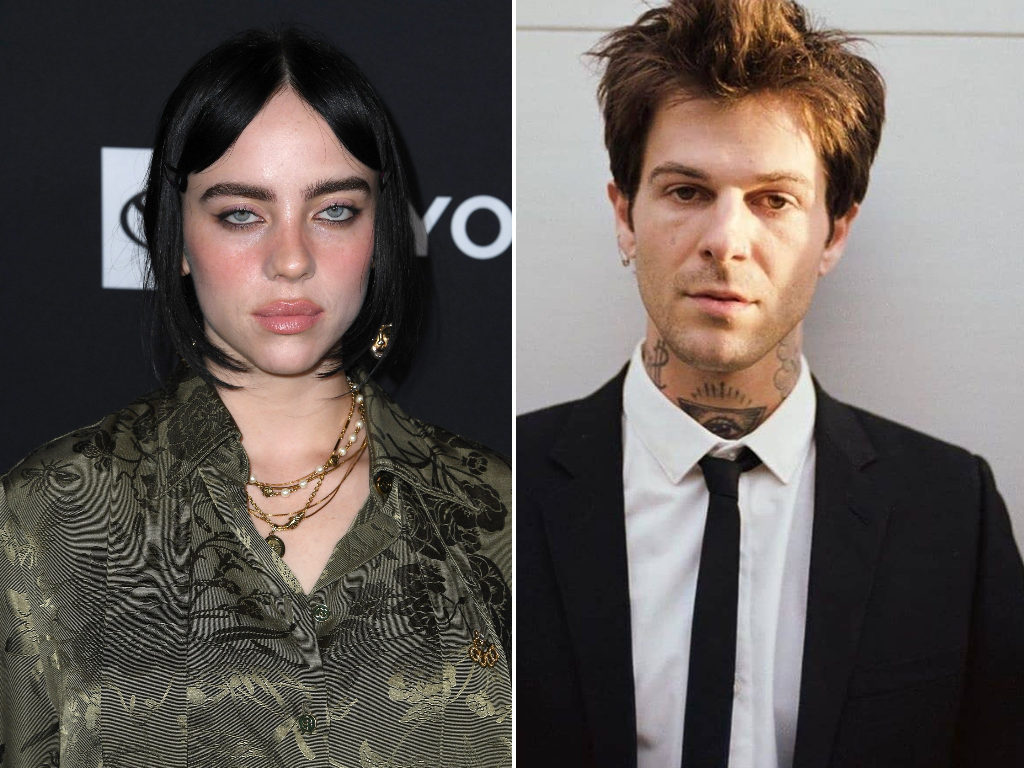 Billie Eilish is rumoured to be in a romantic relationship with Jesse Rutherford. Photos: Getty Images, @jesserutherfordthenbhd/Instagram