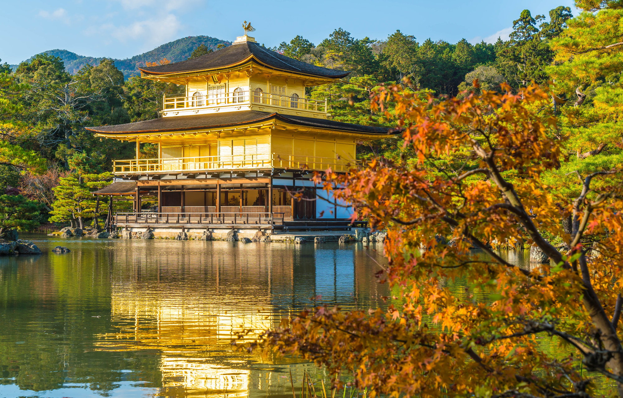 Kyoto’s “Golden Pavilion” is one of the city’s most popular tourist attractions. Photo: Shutterstock