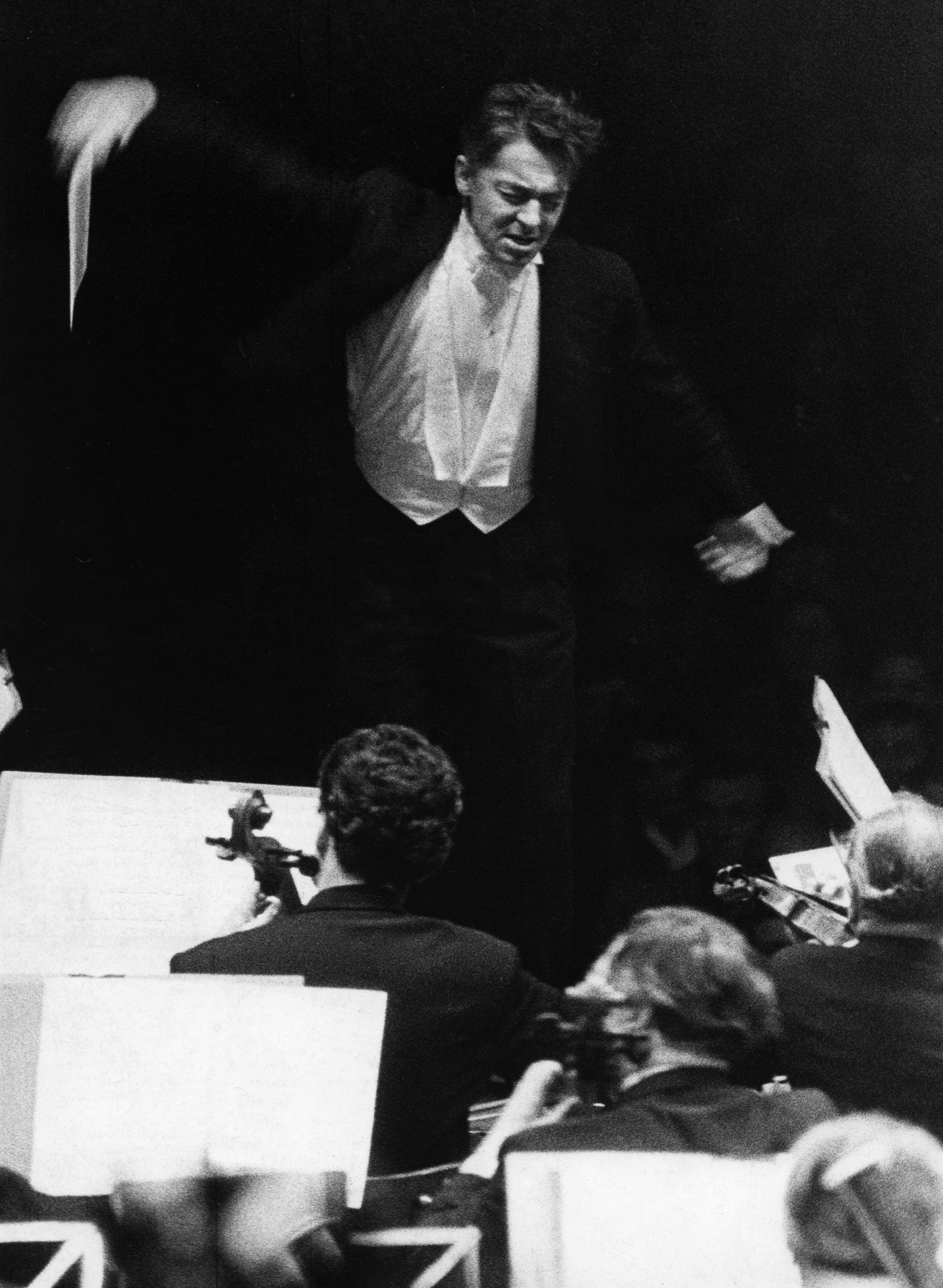 Herbert von Karajan conducts a concert in the 1950s. The Vienna Philharmonic performed under his baton in Hong Kong’s Lee Theatre in 1959. Photo: Getty Images