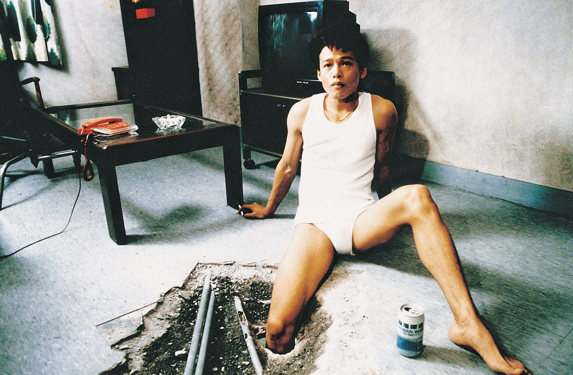 A still from The Hole (1998), directed by Tsai Ming-liang. Photo: Taiwanese Film Institute