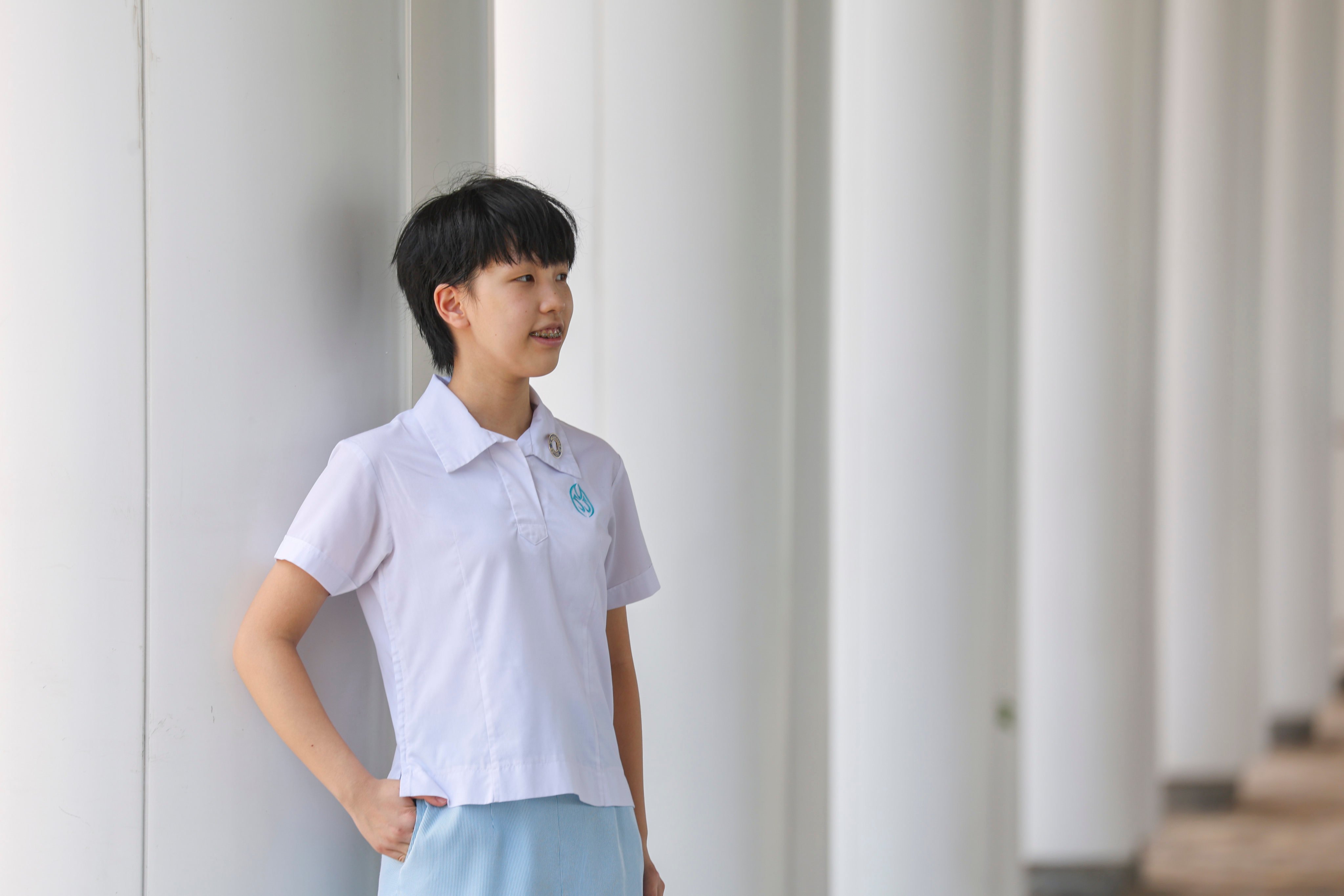 Amber Wong is a Form Six student at Marymount Secondary School. Photo: Edmond So