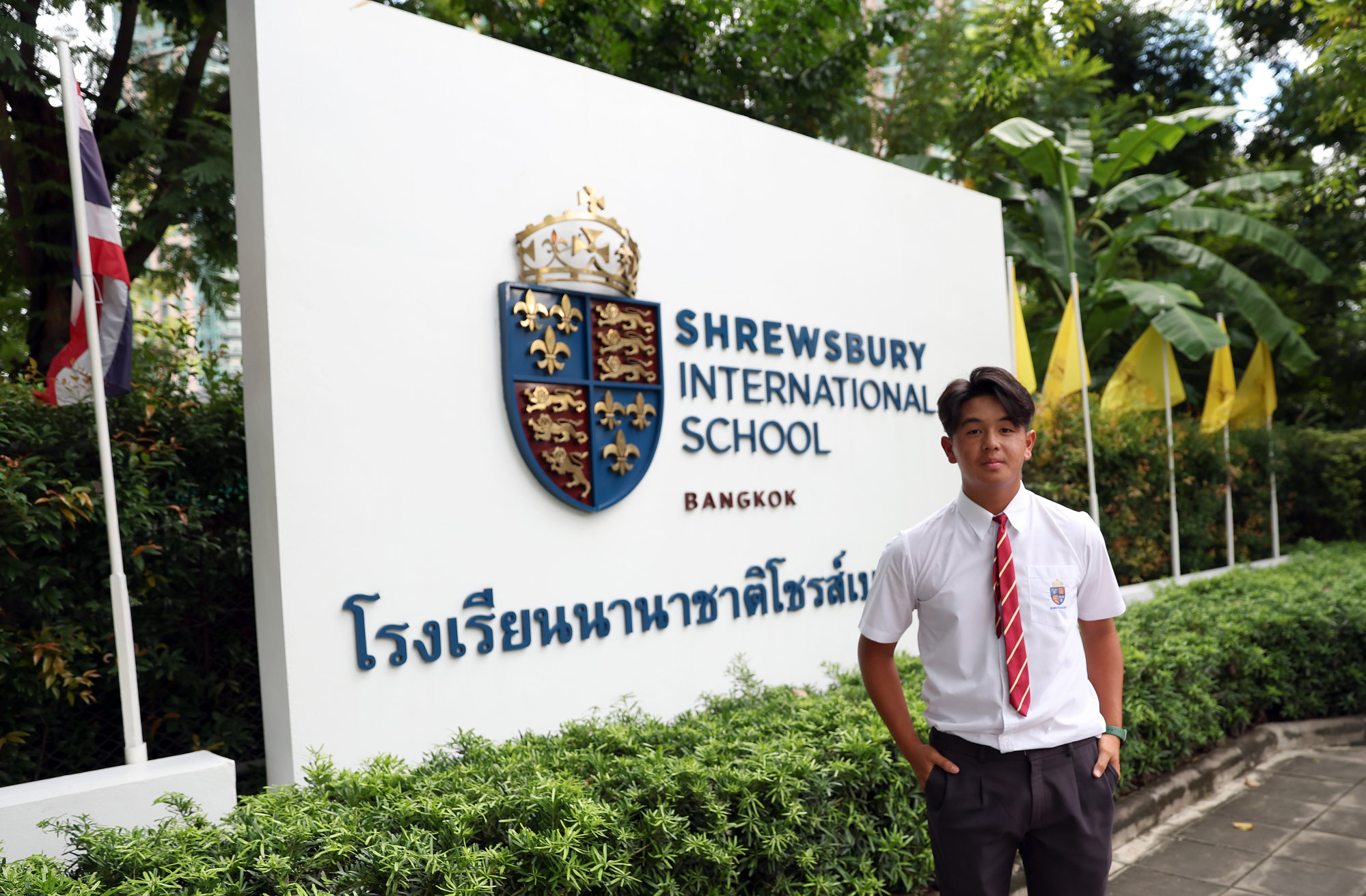 Ratchanon ‘TK’ Chantananuwat juggles school and a busy life on the Asian Tour. Photo: LIV Golf