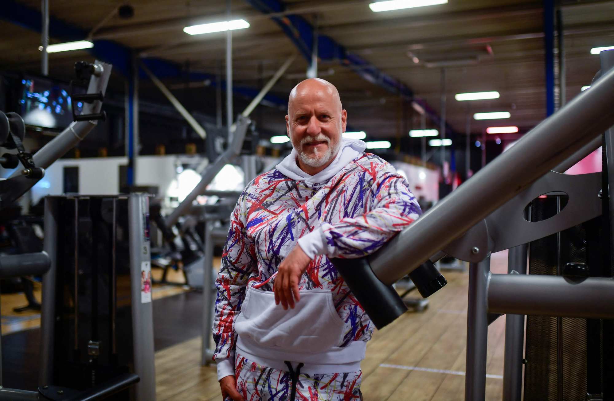 Love Parade organiser Rainer Schaller poses at the McFit Studio fitness centre in Cologne, western Germany. Photo: AFP