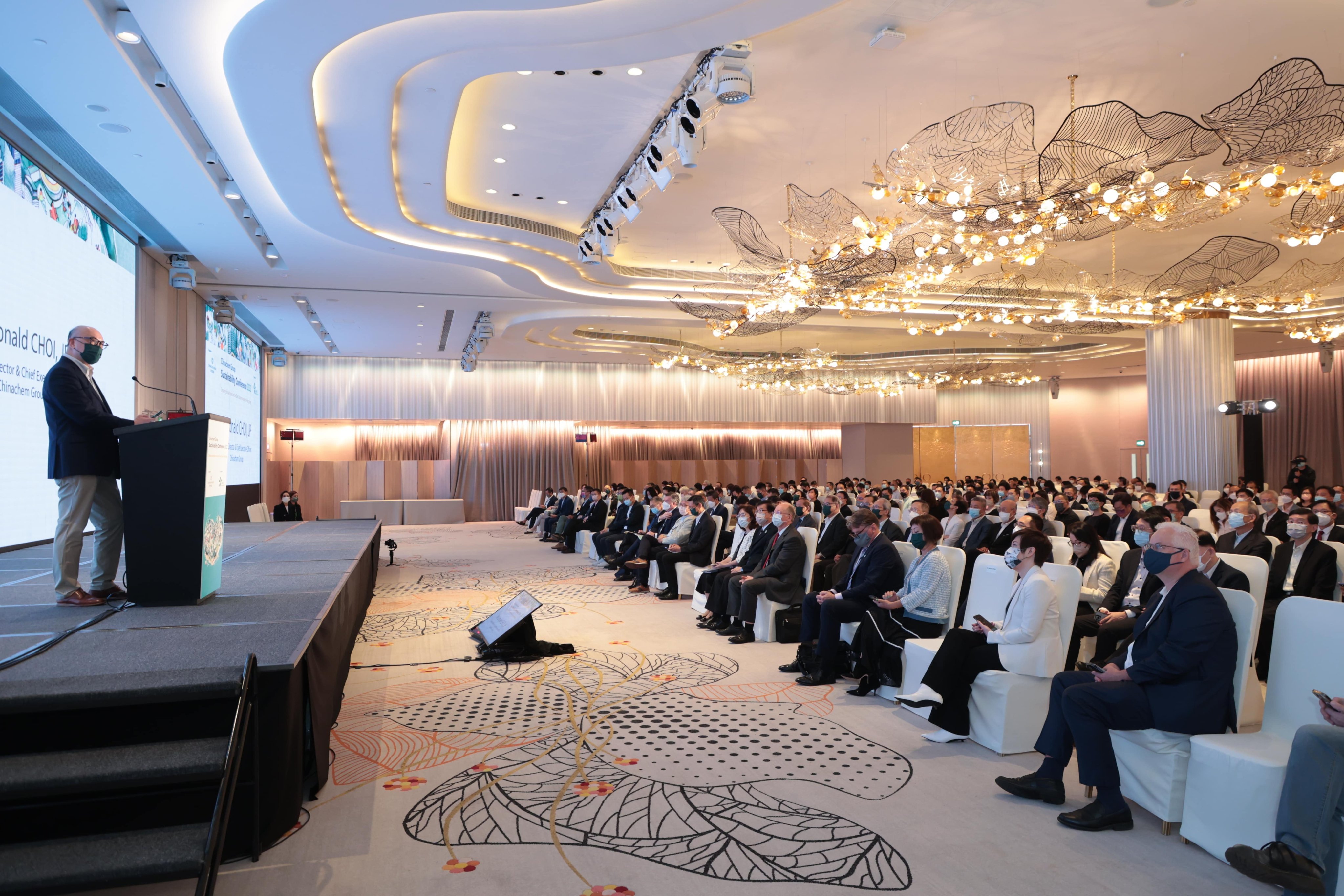 Chinachem Group organised the Chinachem Group Sustainability Conference, a hybrid event that attracted more than 1,700 participants, of which about 500 attended in person. Photo: Chinachem Group
