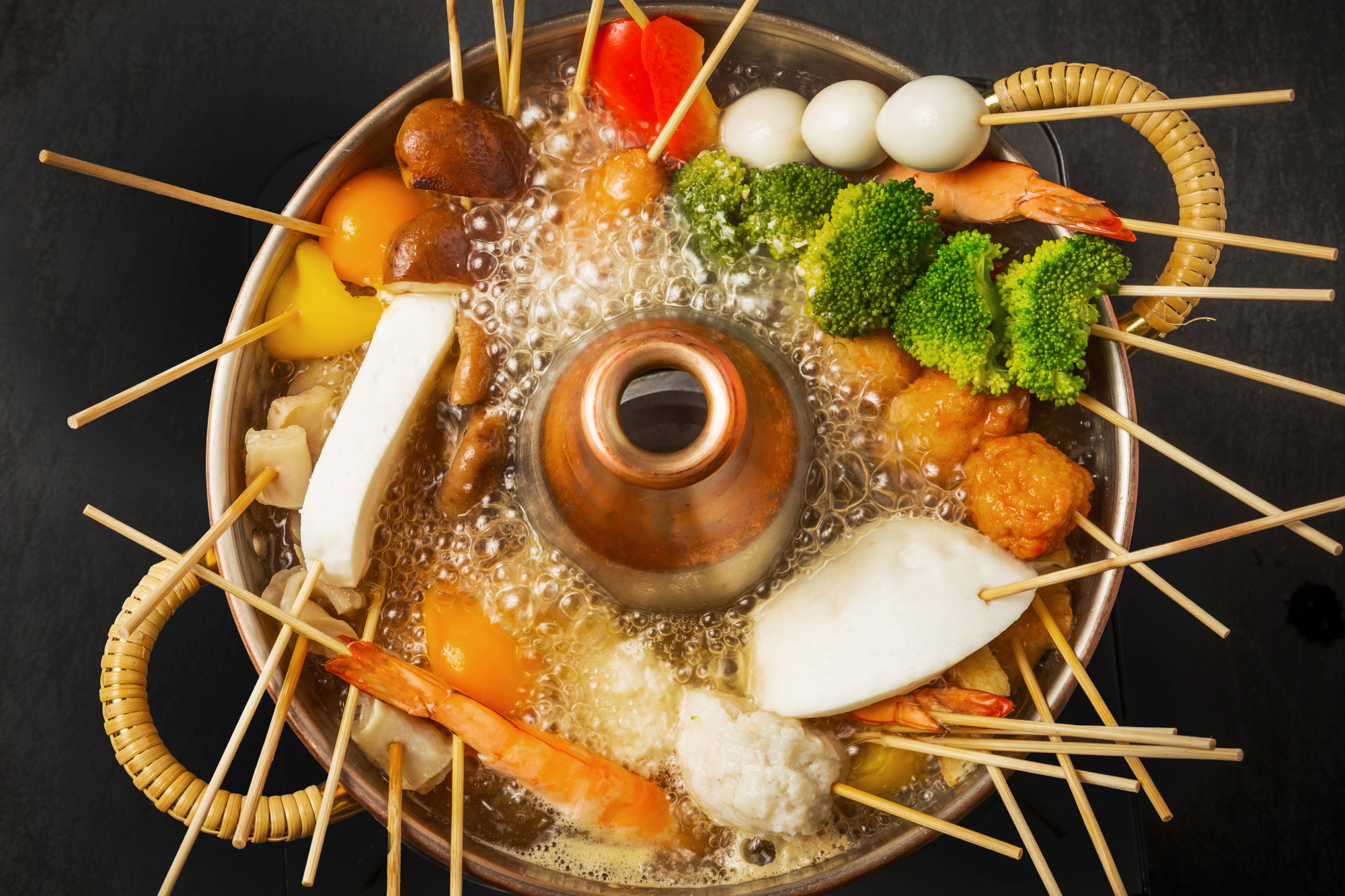 Ingredients take varying amounts of time to cook, so you should bear this in mind, and avoid mixing cooked and frozen food in the pot. Photo: Shutterstock